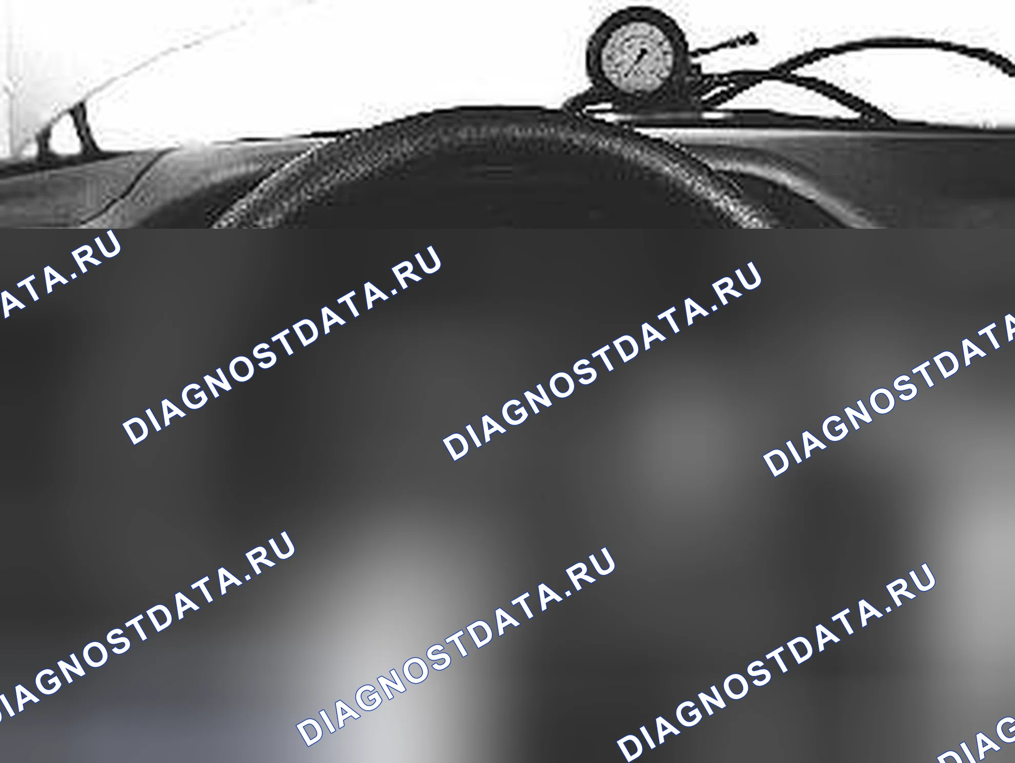 Рис. 231: Проверка баланса при повороте рулевого колеса влево. Volvo C70 I