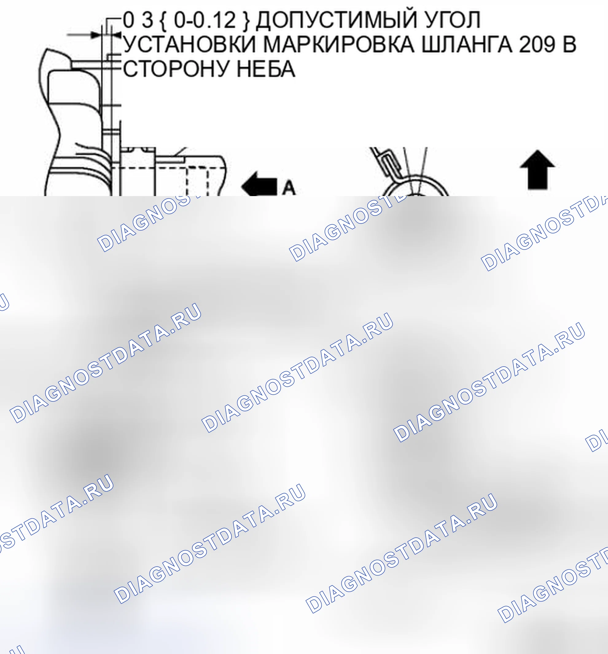 Рис. 31: Примечание по установке испарительного шланга. Honda Civic IX рестайлинг