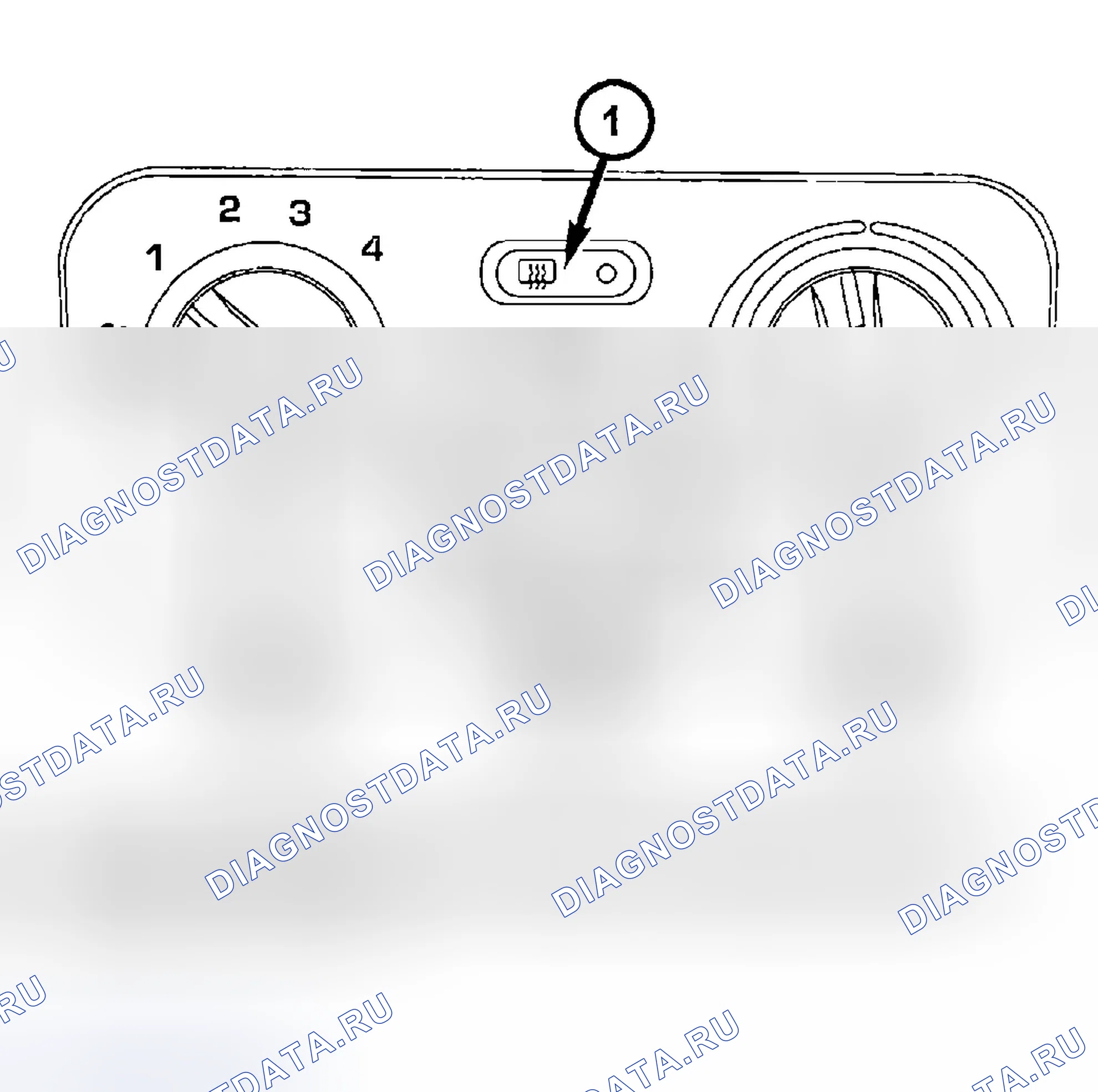 Рис. 3: ОПИСАНИЕ обогрева стёкол. Jeep Liberty I