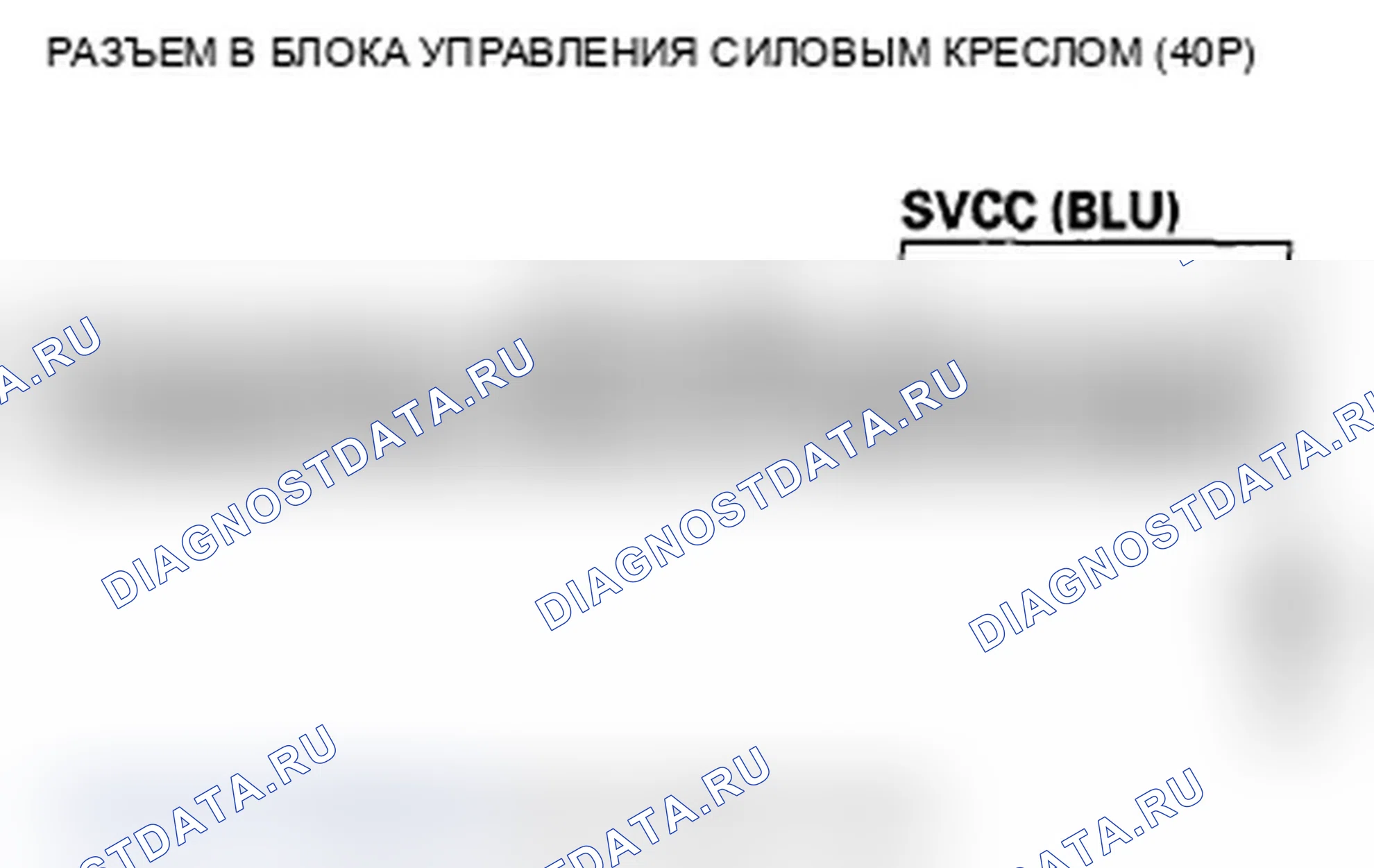 Рис. 64: B1836 расшифровка кода ошибки: короткое замыкание цепи датчика положения сиденья с электроприводом. Acura TL IV