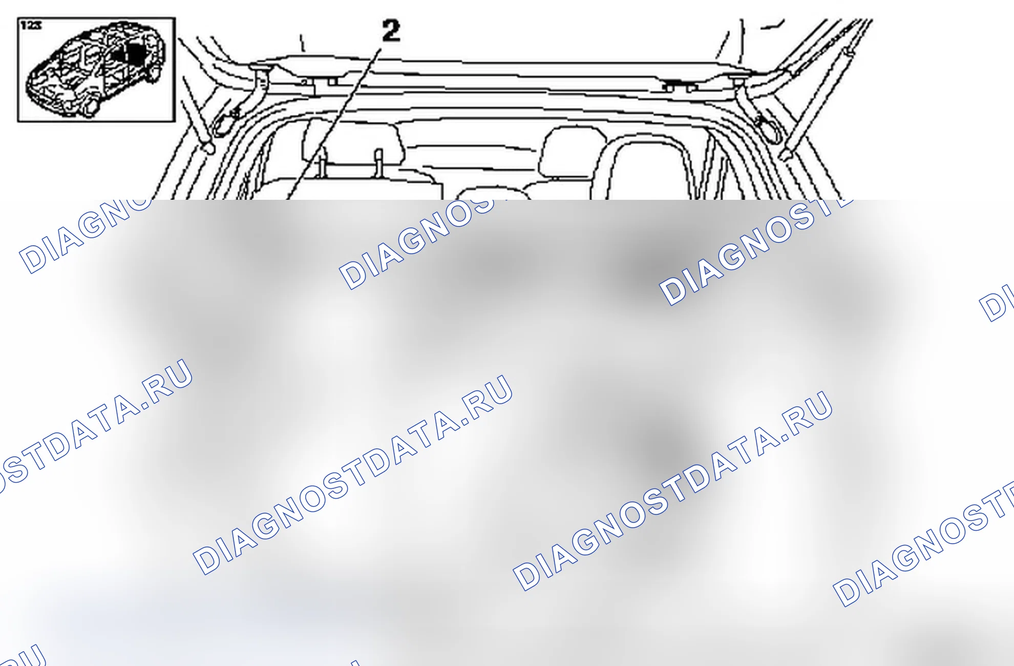 Замена полки багажника посередине (модель F 48, F 35). Opel Vectra C