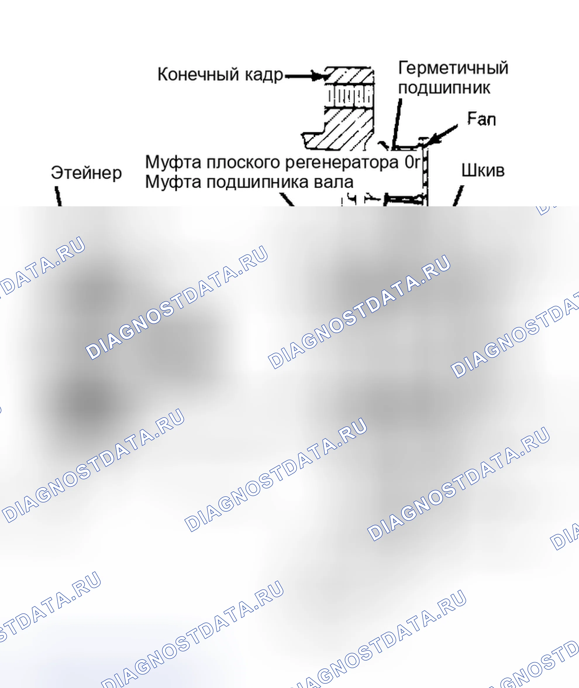 Рис. 16: Подшипниковый узел концевой рамы привода. Chevrolet Camaro III рестайлинг