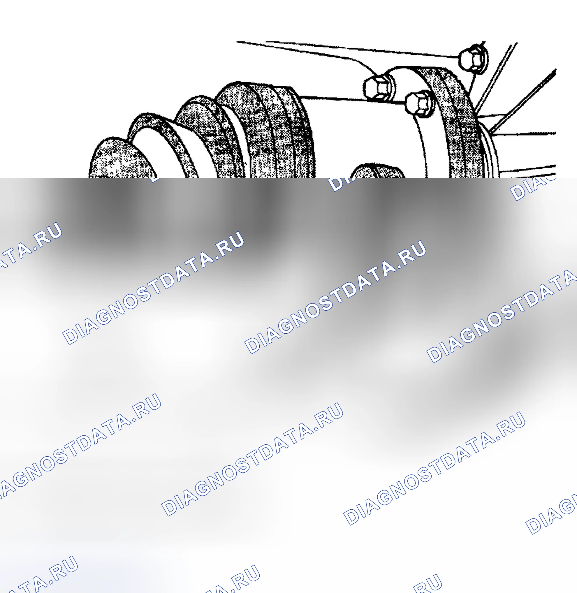 Рис. 86: ДЕМОНТАЖ. Chrysler Town & Country IV
