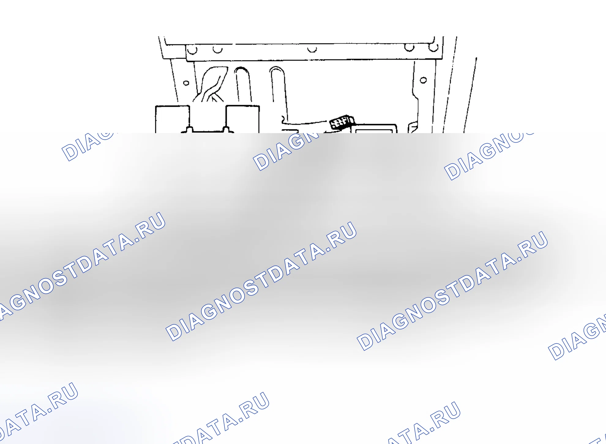 Рис. 4: ДВИГАТЕЛЬ АНТЕННЫ. Honda HR-V I