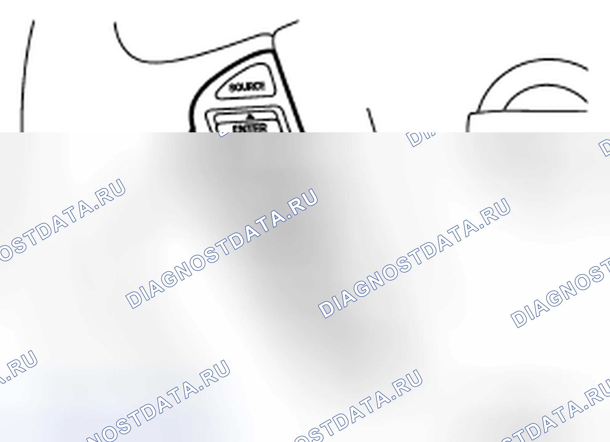Рис. 5: Рулевой переключатель. Nissan Quest IV