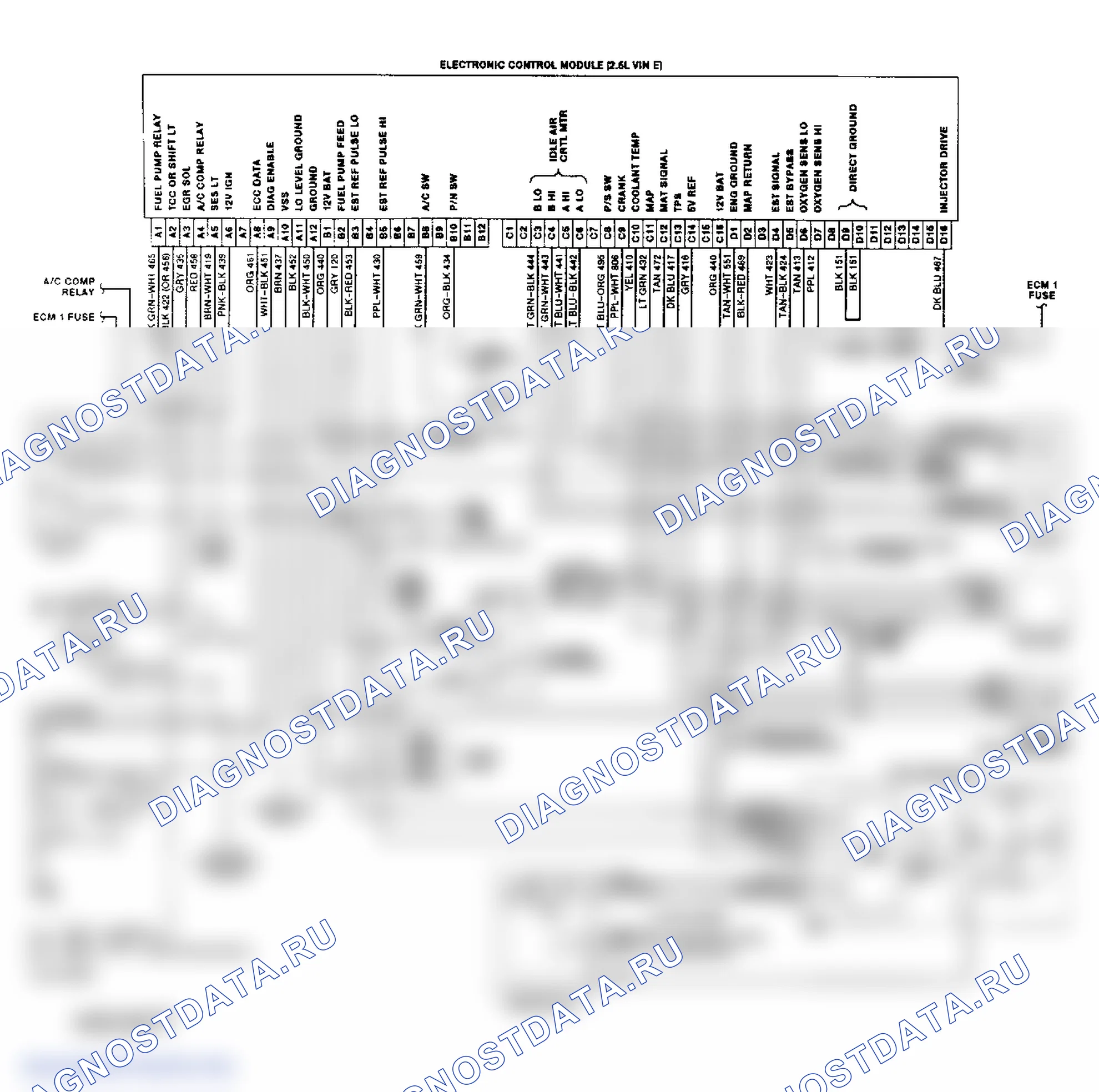Wiring Diagram ("S" Series 2.5L). GMC Pickup C2500 