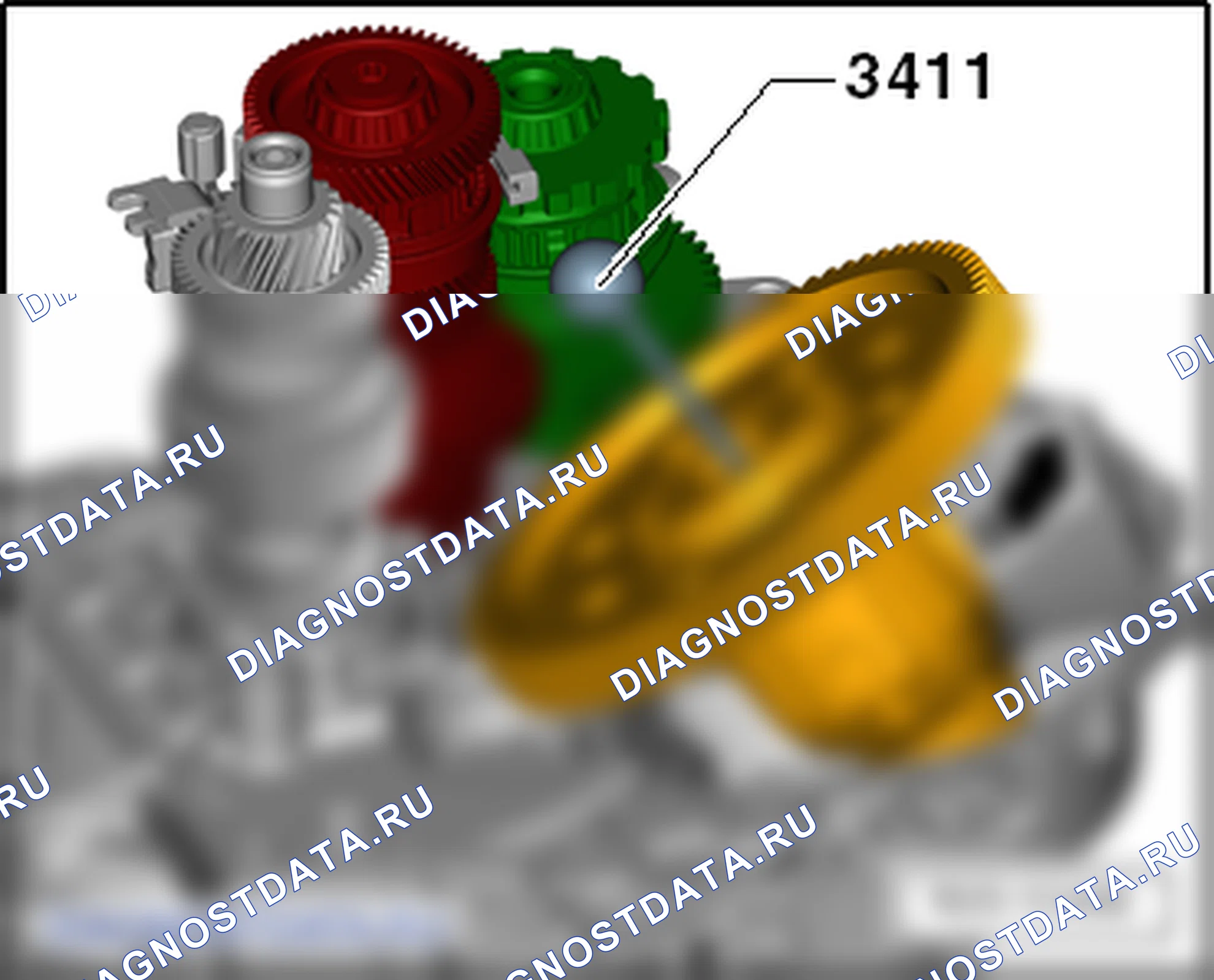 Указания по разборке коробки передач. SEAT Ibiza IV