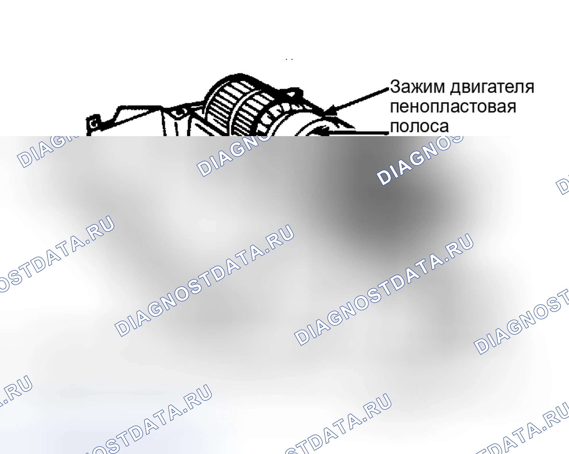 Рис. 9: Установка колес двигателя вспомогательной воздуходувки (вращайте колеса, чтобы убедиться, что они не трутся о корпус.). Chevrolet Suburban C10 