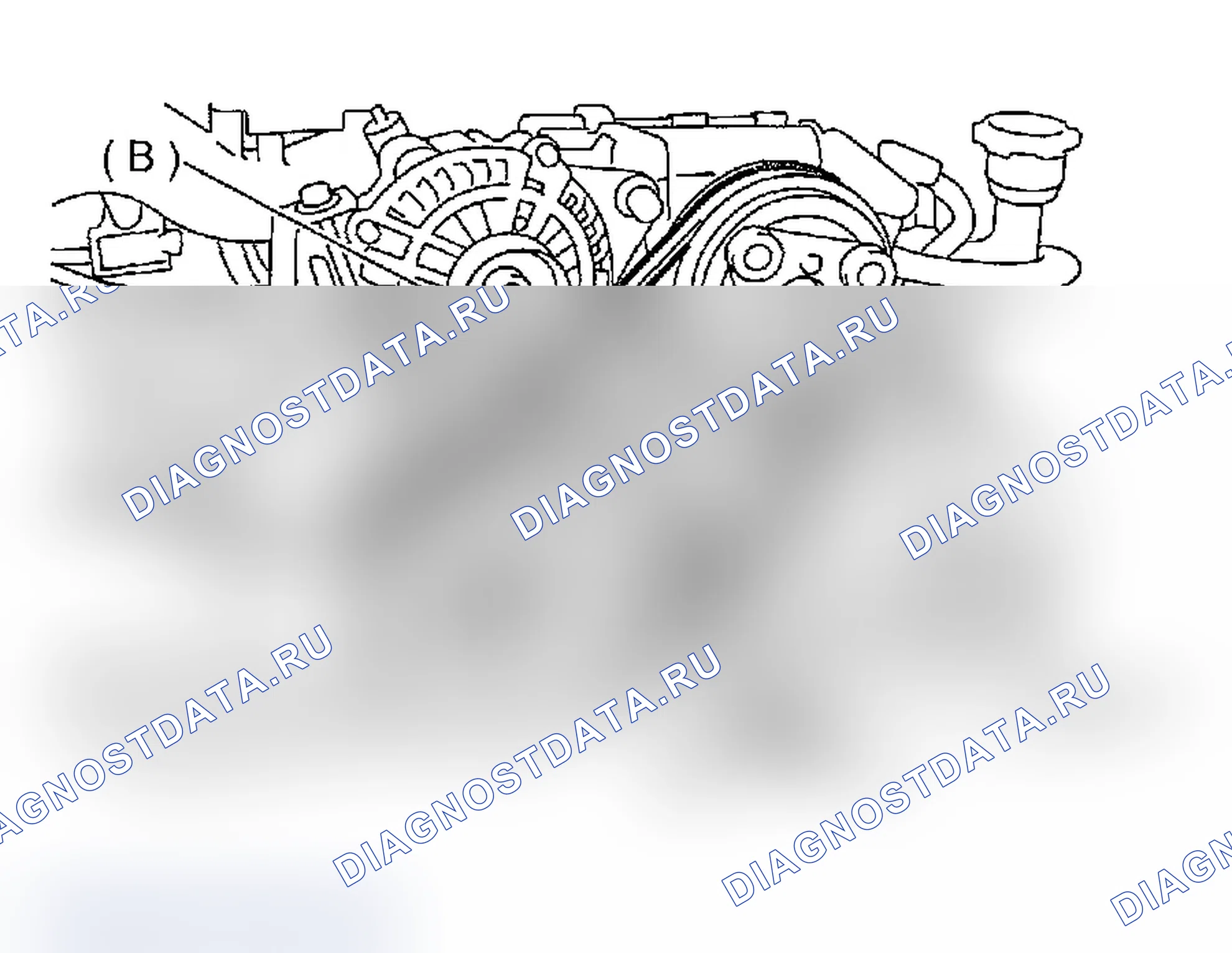 Рис. 428: ЗАДНИЙ БОКОВОЙ РЕМЕНЬ. Subaru Impreza WRX GD/GG рестайлинг