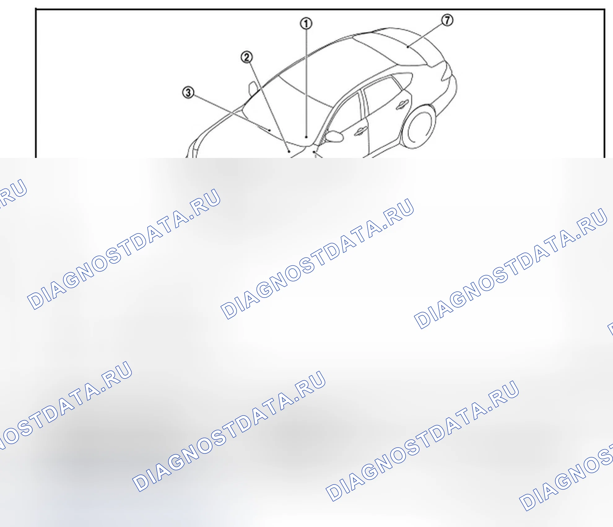 Рис. 187: Расположение компонентов. Infiniti M37 IV