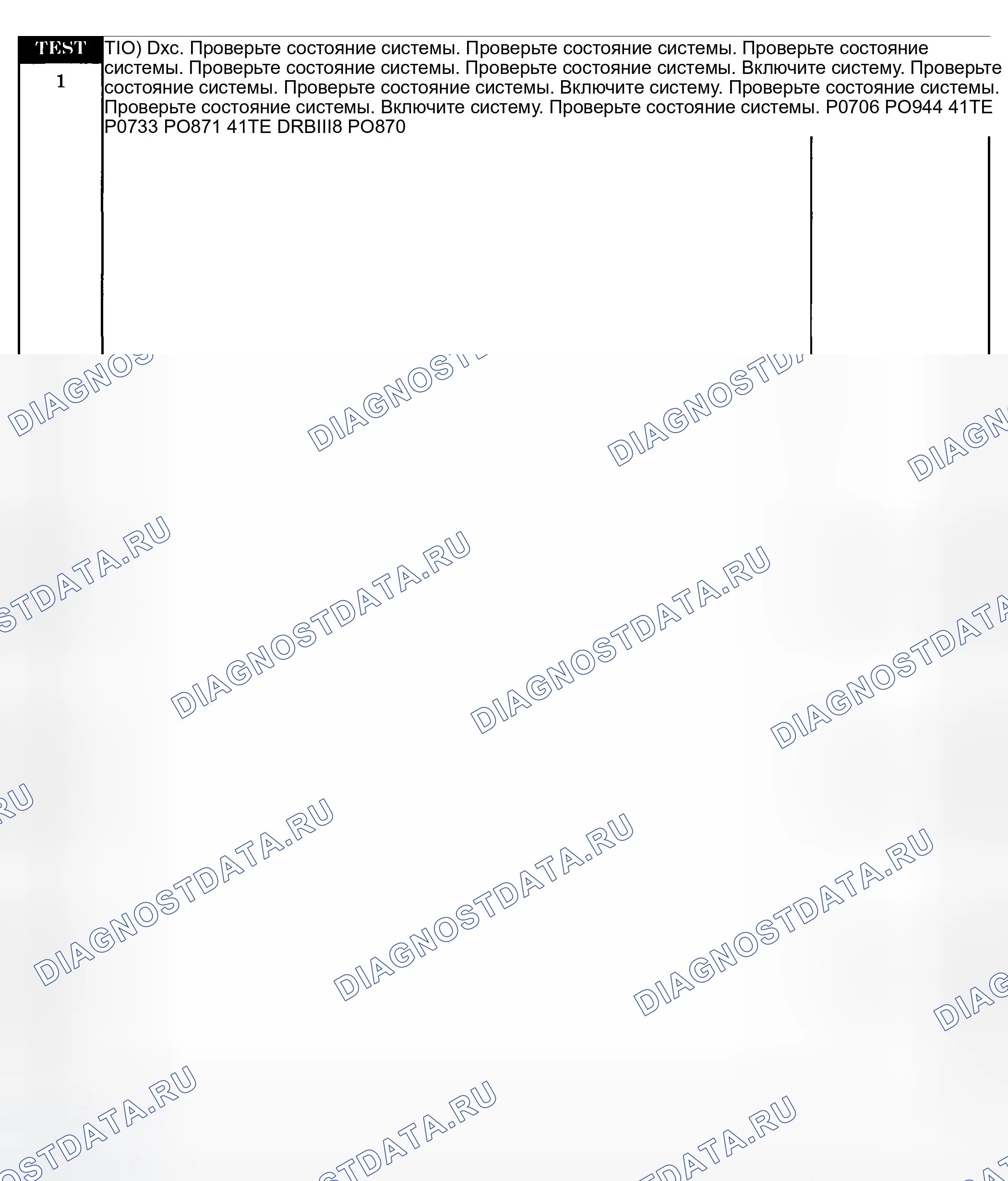 Рис. 692: Диагностические процедуры. Dodge Grand Caravan IV