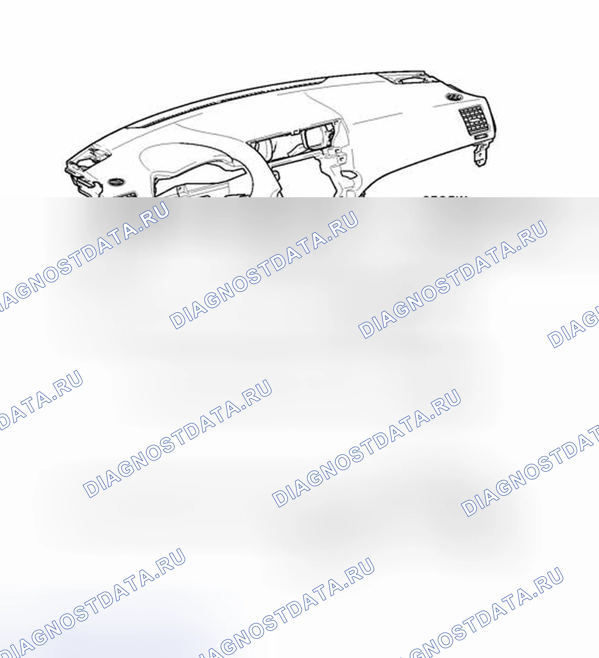 Рис. 461: ИЛЛЮСТРАЦИЯ. Toyota Highlander II рестайлинг