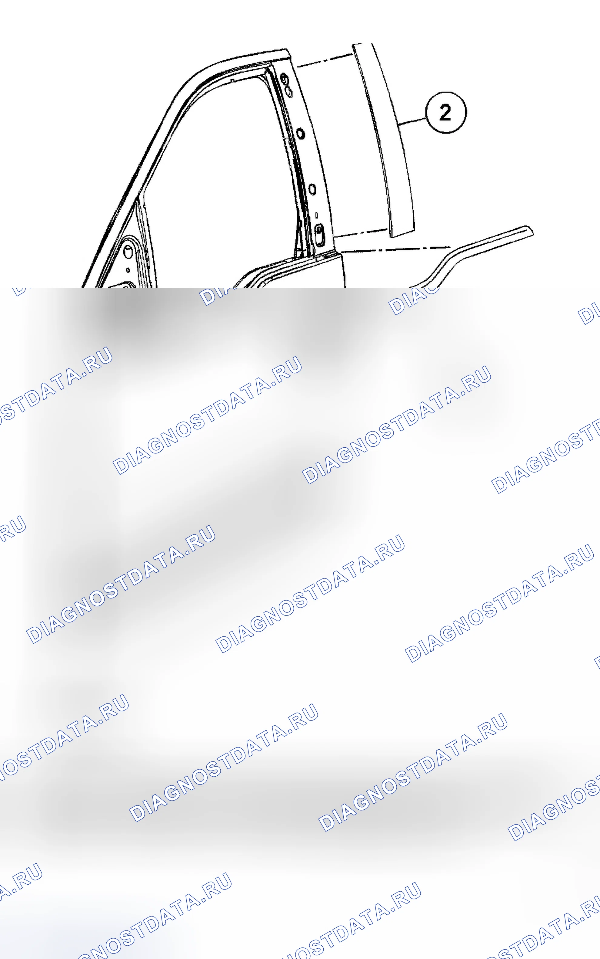 Рис. 69: Формование окна. Ford Pickup F350 Super Duty 