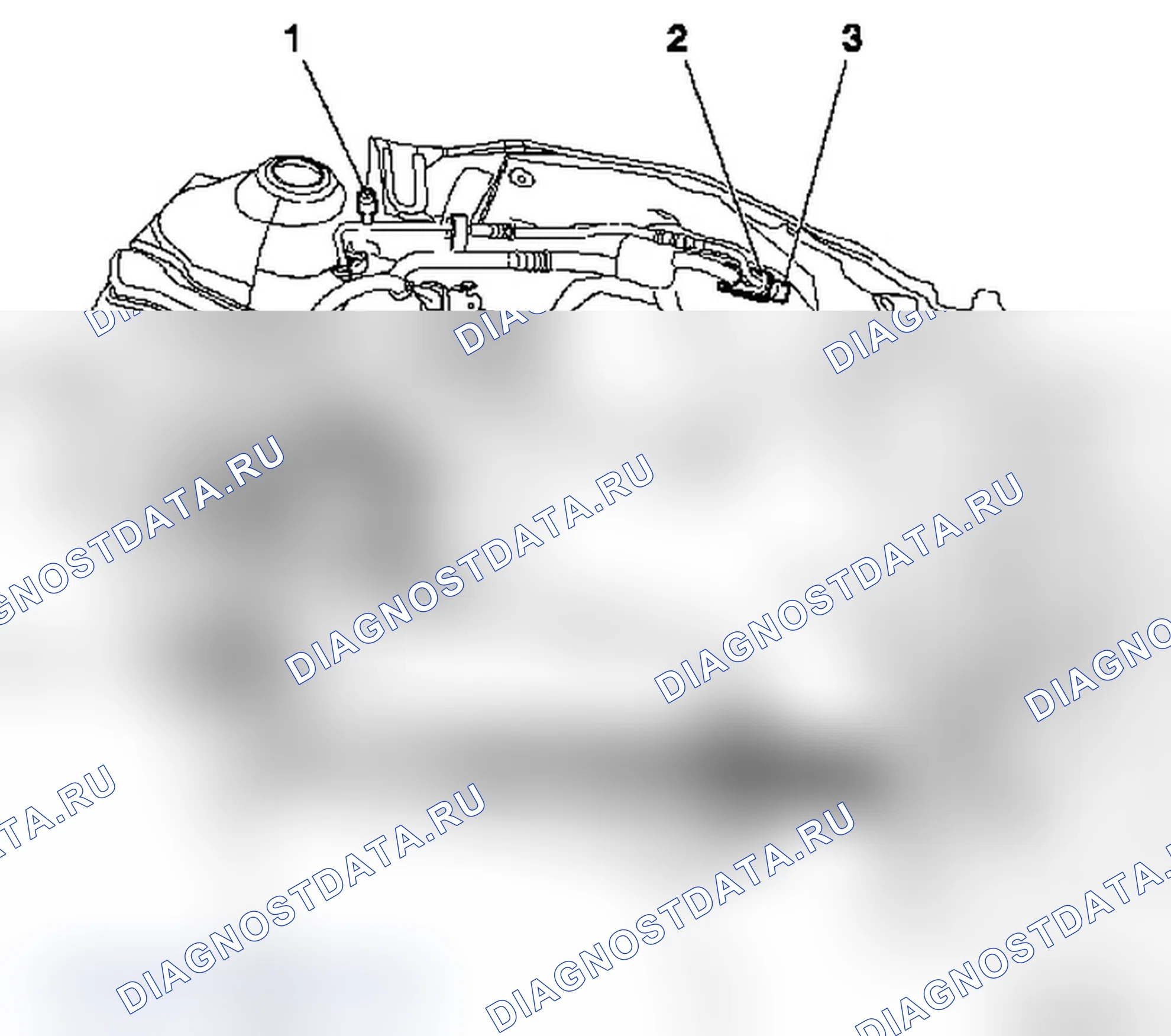 Расположение узлов в моторном отсеке. Opel Corsa C