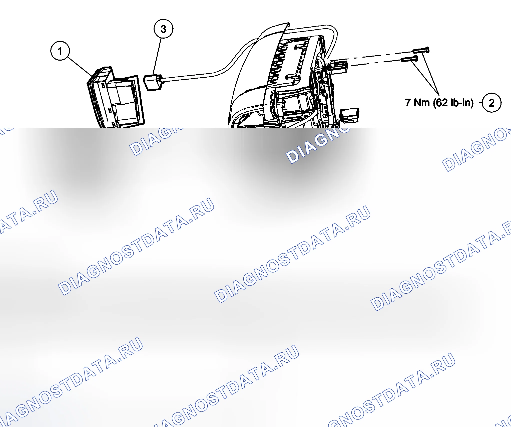 Рис. 18: Переключатель управления скоростью. Ford Five Hundred I