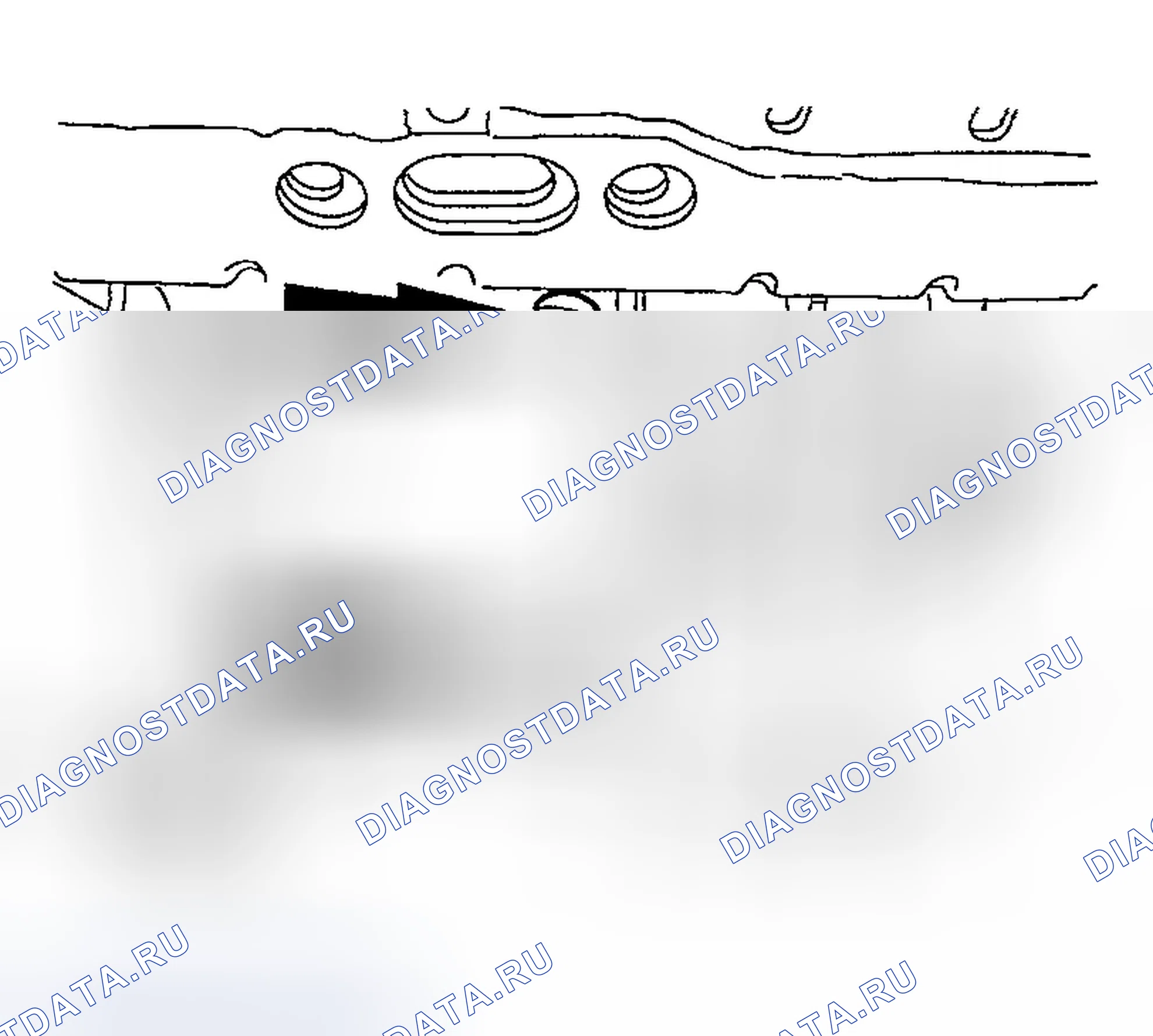 Рис. 327: Элемент 1: Примечание по снятию бокового дефлектора воздуха. Ford Explorer III
