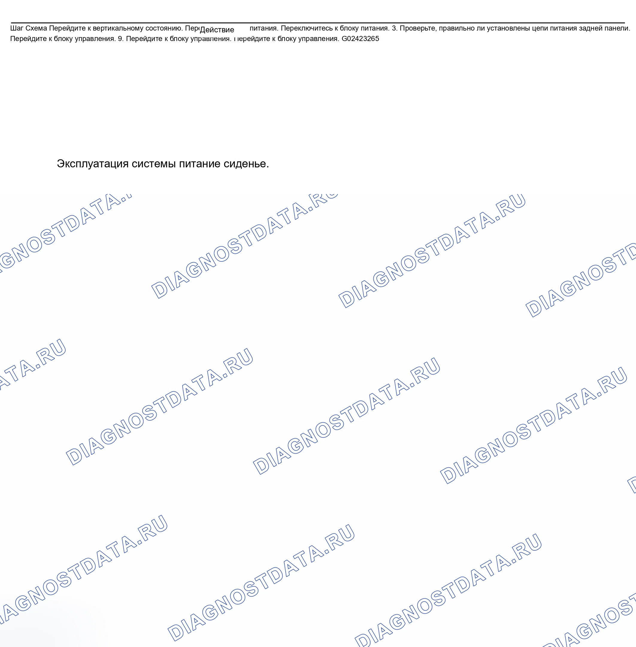 Рис. 4: Сиденье с электроприводом не наклоняется назад. Chevrolet Chevy Express H2500 