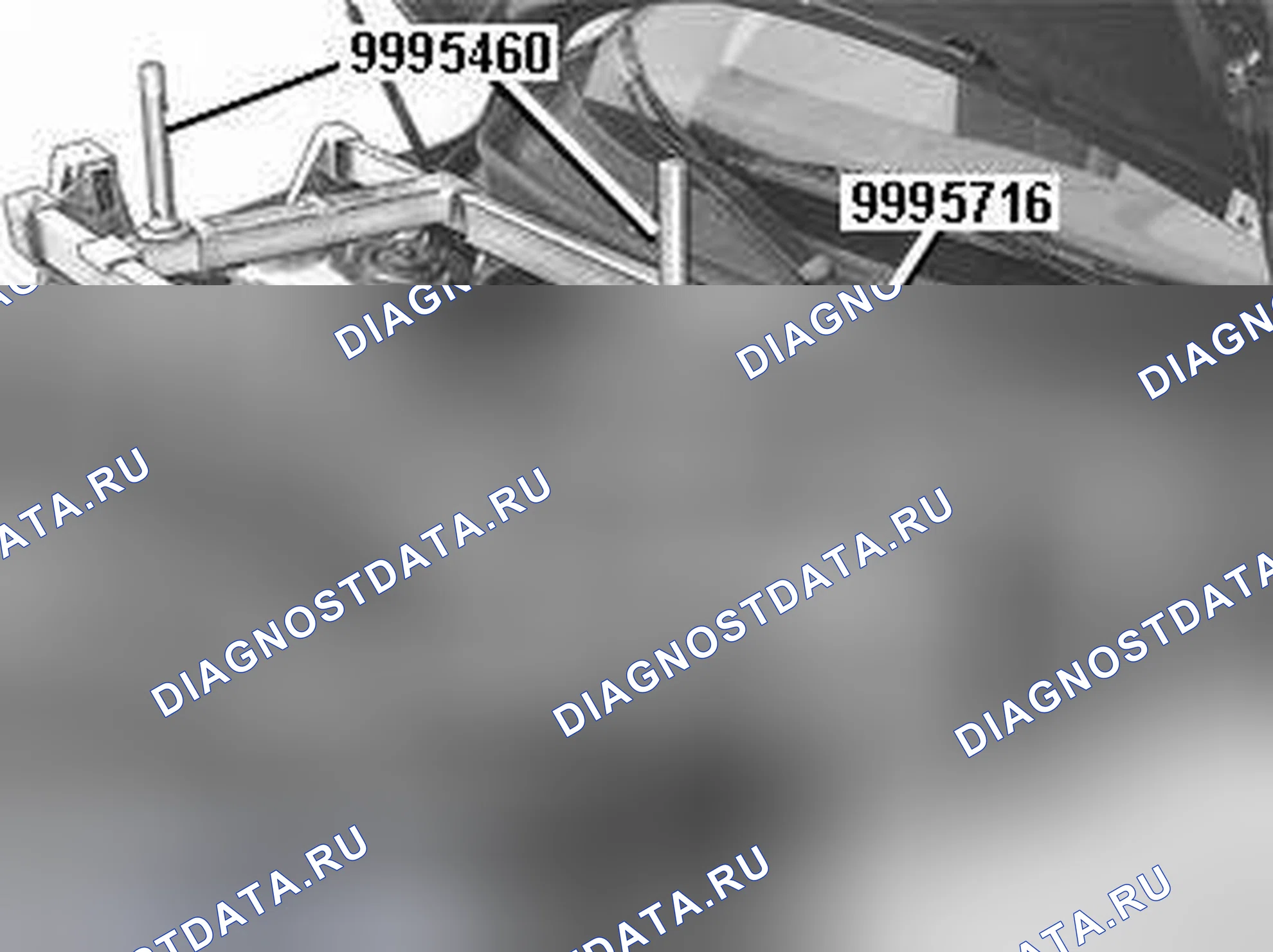 Рис. 867: ПОДЪЕМ ДВИГАТЕЛЯ И ТРАНСМИССИИ В ГОРИЗОНТАЛЬНОЕ ПОЛОЖЕНИЕ. Volvo XC90 I