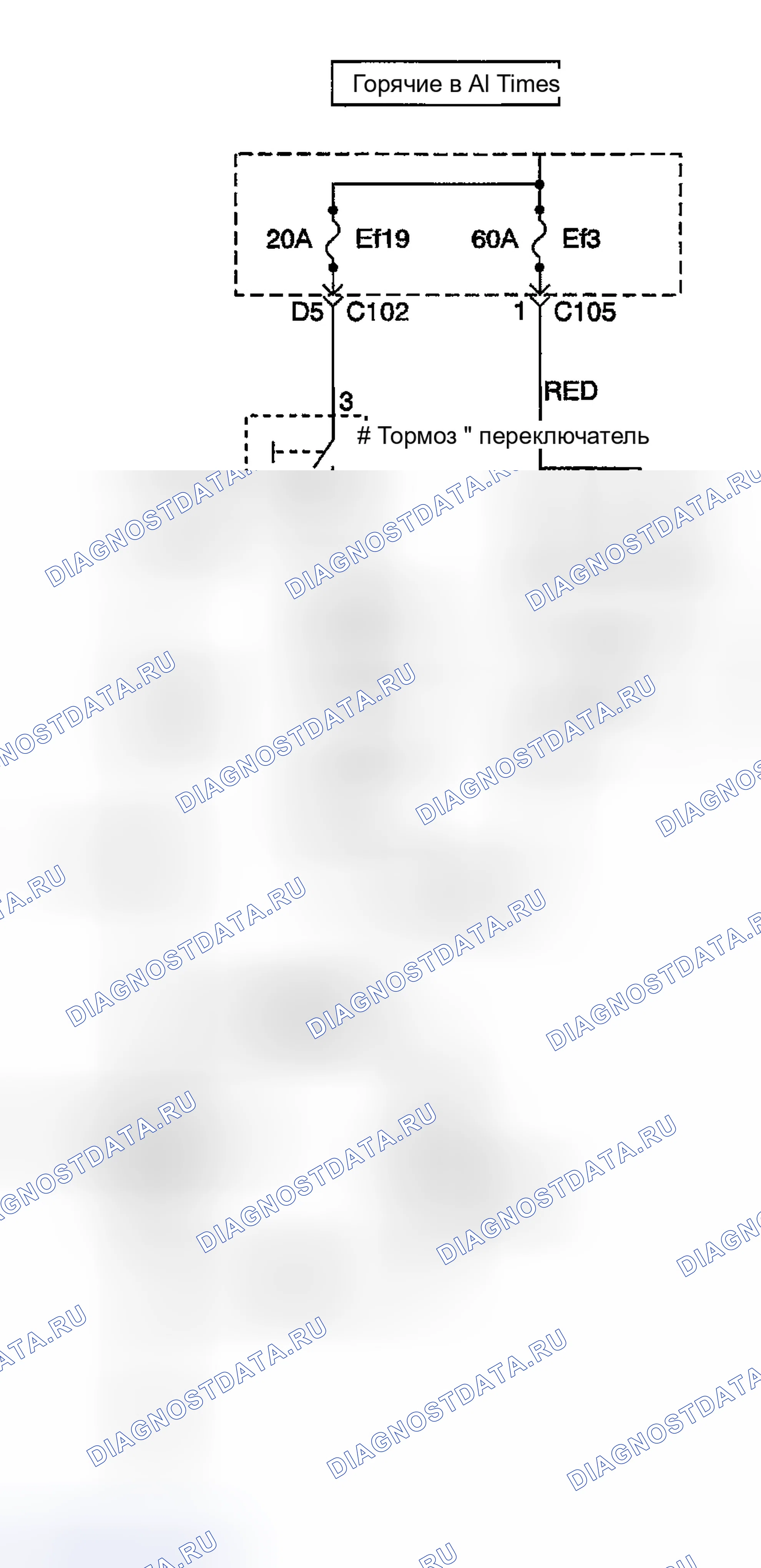 Рис. 105: расшифровка кода ошибки C0091: размыкание контактов тормозного переключателя во время замедления. Suzuki Verona I