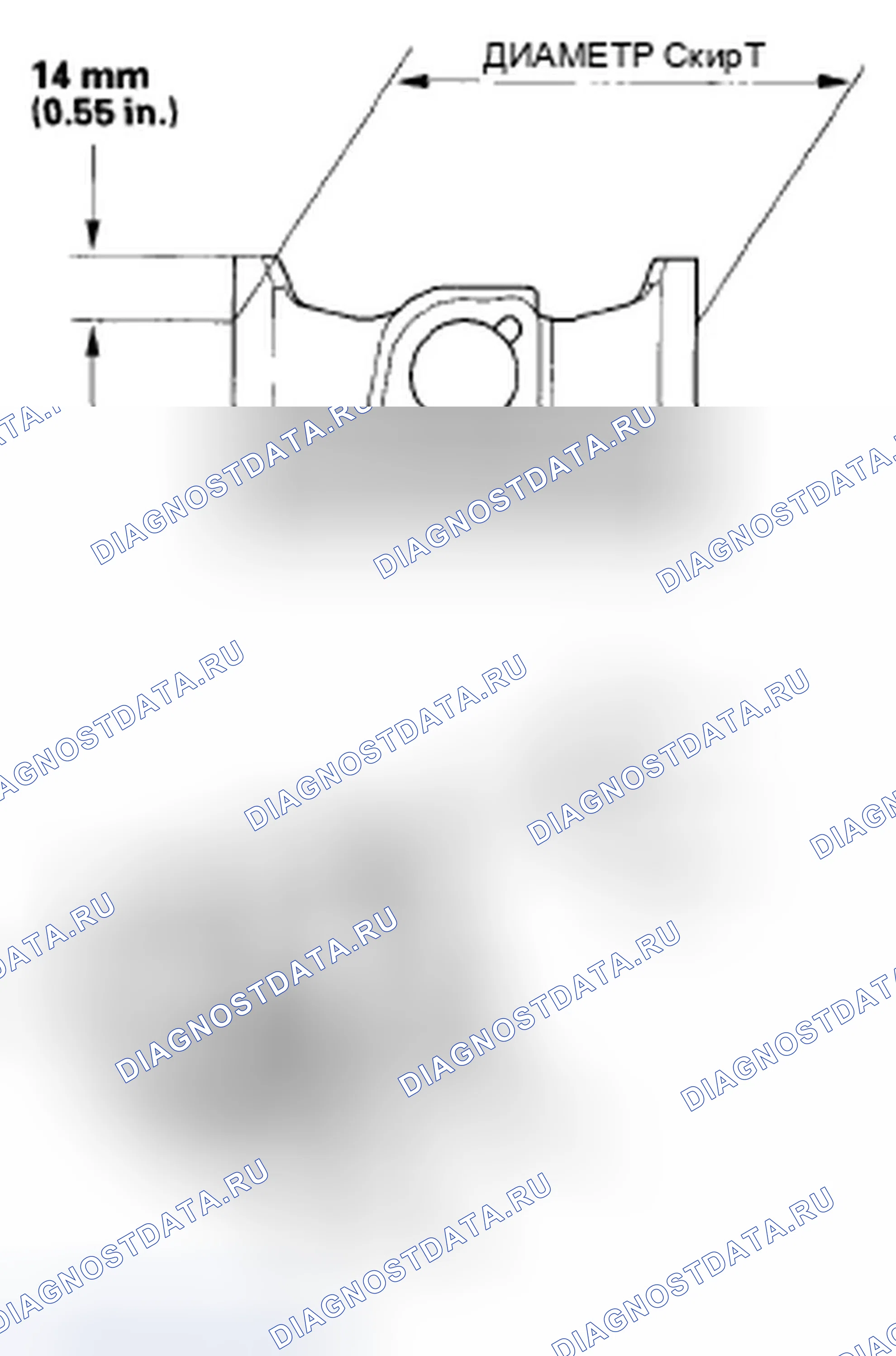 Рис. 431: Проверка блока и поршня. Honda Civic VIII