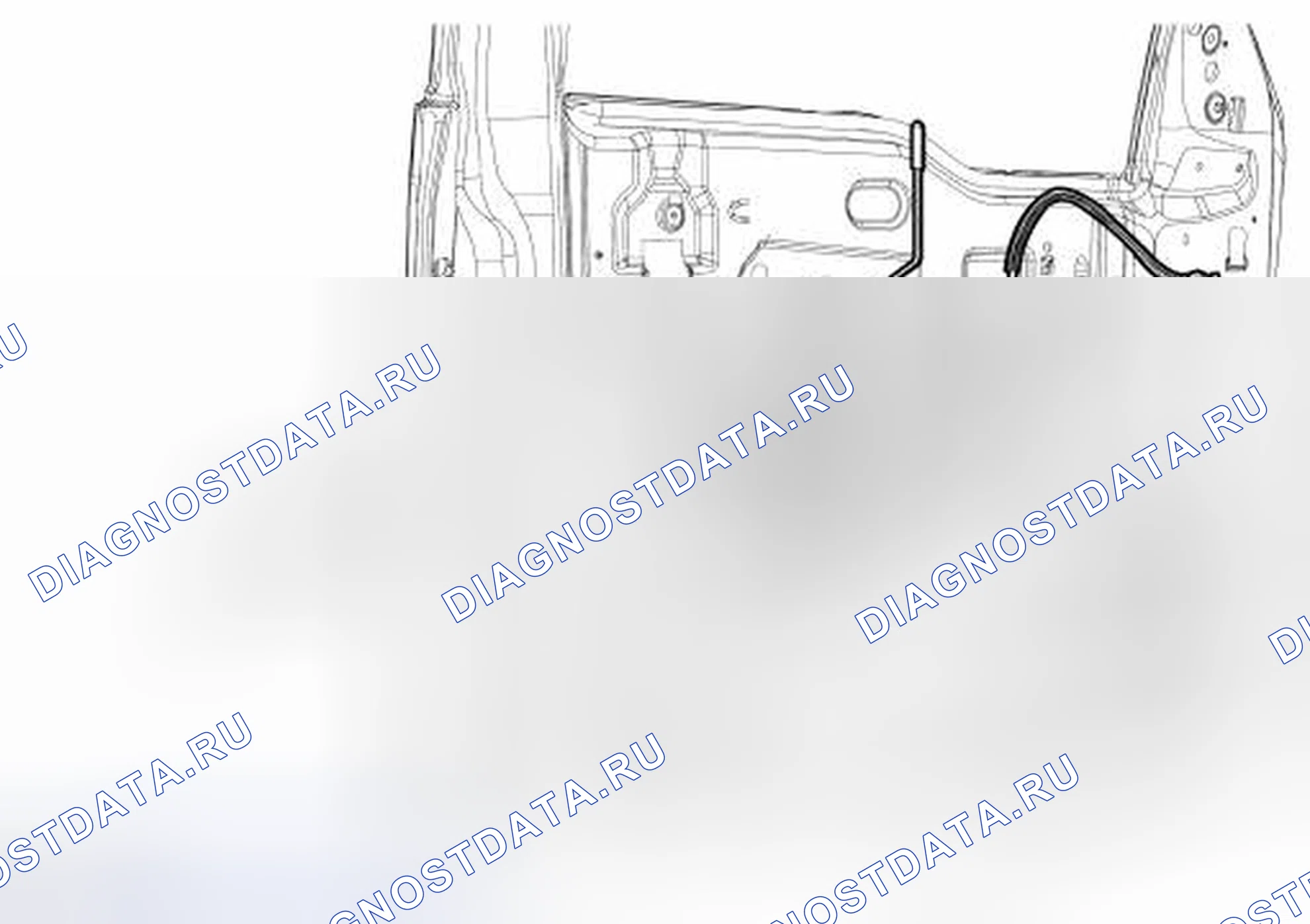 Рис. 26: Защелка передней двери. Ford F-150 XII