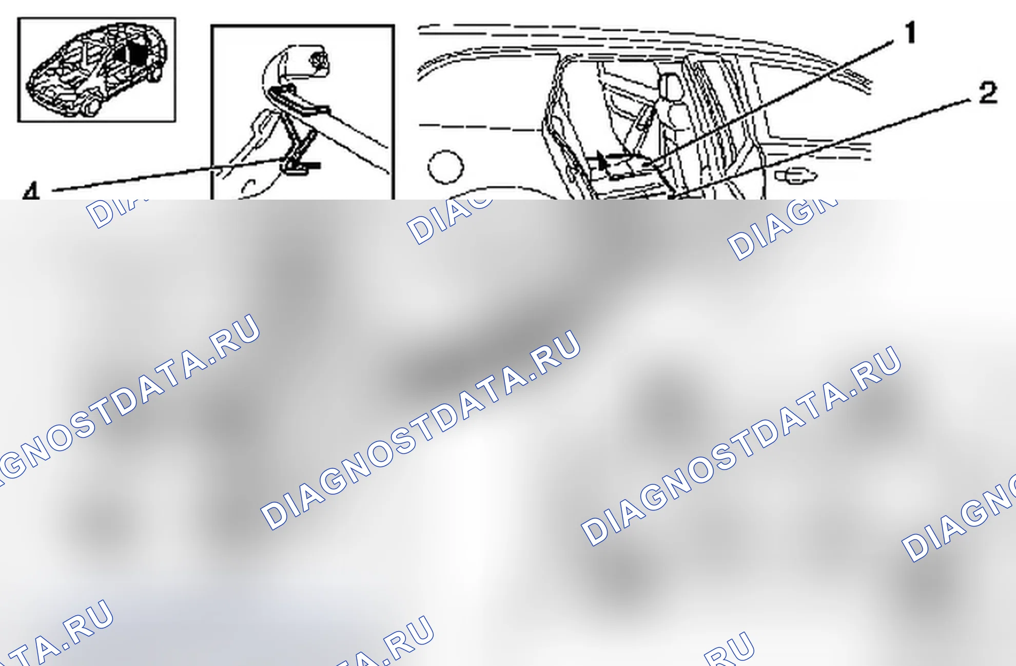 Снятие и установка или замена заднего сиденья (модель F 35). Opel Vectra C