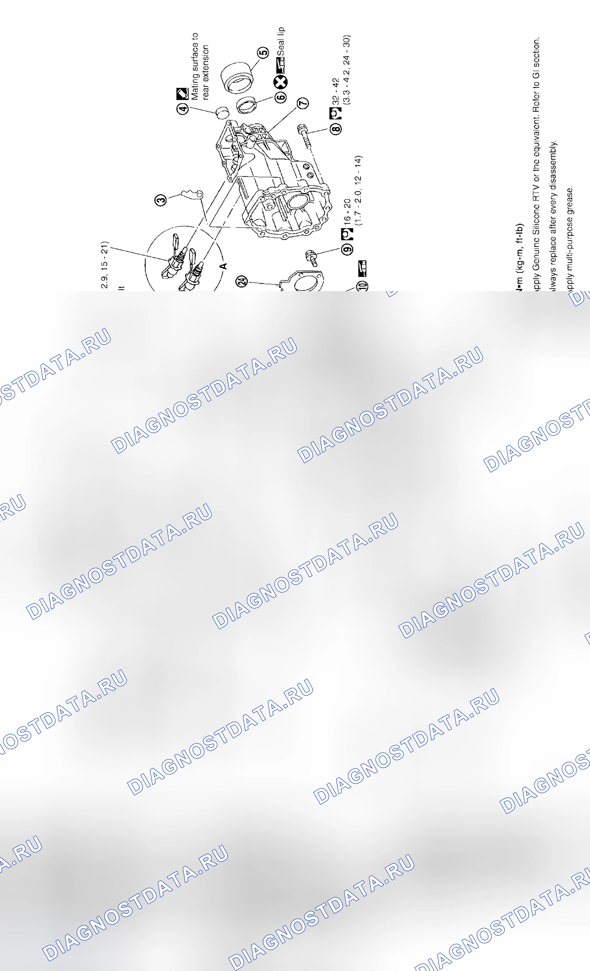 Рис. 53: КОМПОНЕНТЫ КОРПУСА. Honda Odyssey I