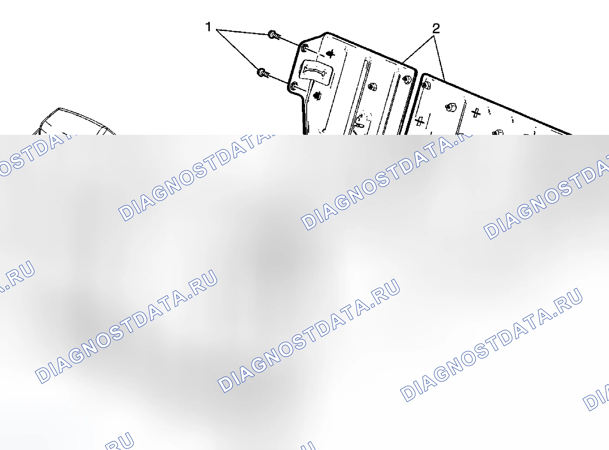 Рис. 4: Замена панели отделки подушки спинки заднего сиденья. Hummer H3 I