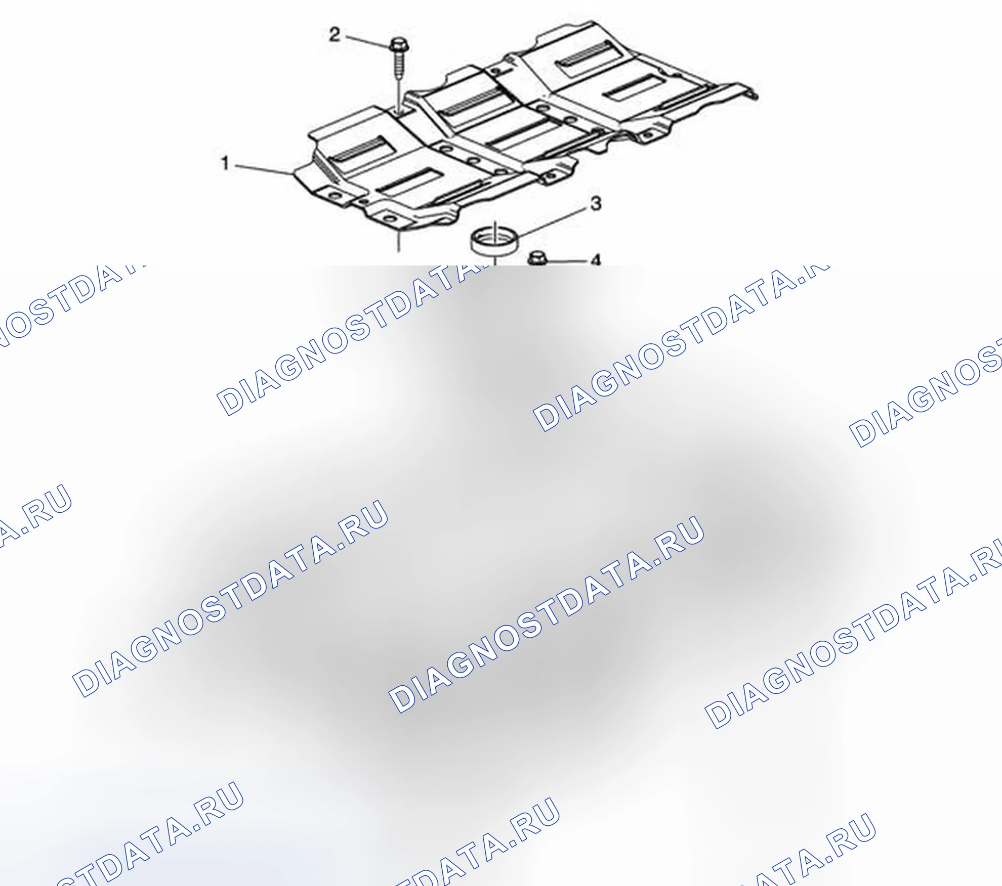 Рис. 86: Узел масляного поддона. Chevrolet Equinox II