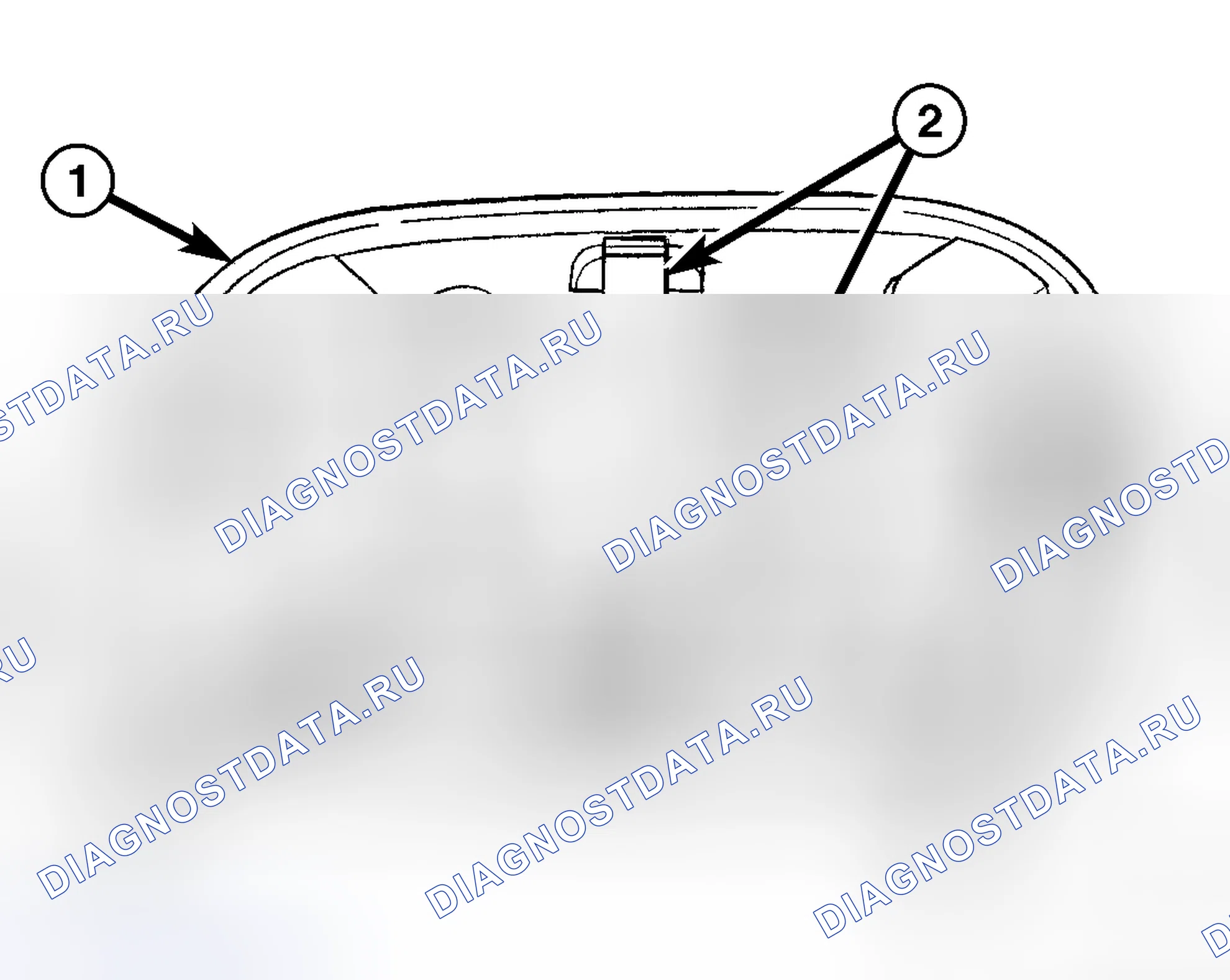 Рис. 20: СТАНДАРТНОЕ ЗЕРКАЛО. Dodge Cab & Chassis R3500 HD 
