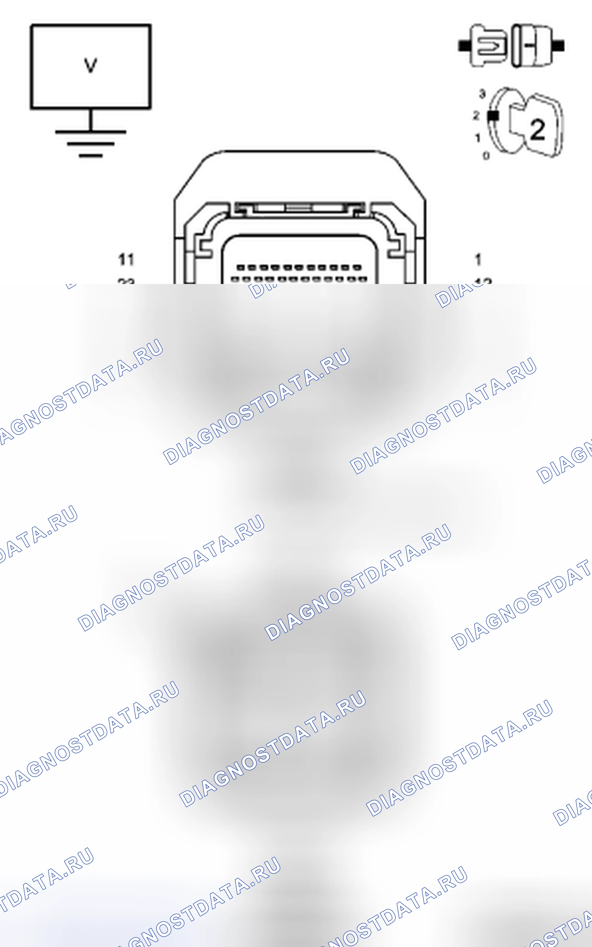 Рис. 307: Диагностический тест. Chrysler Town & Country V