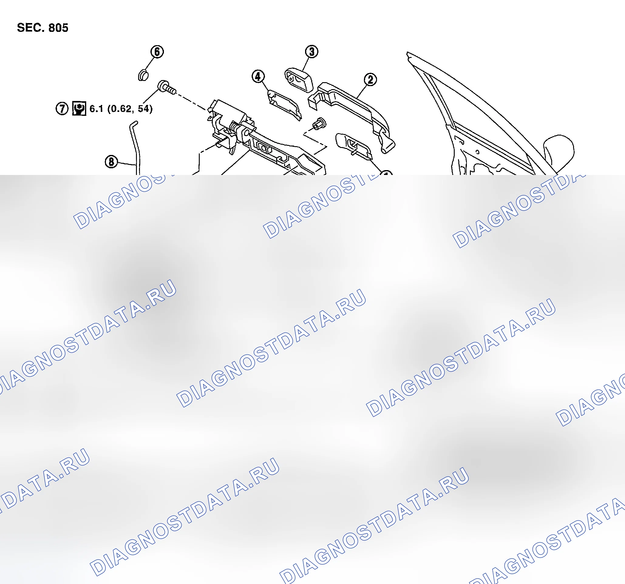 Рис. 1: Демонтаж и монтаж. Infiniti FX45 I