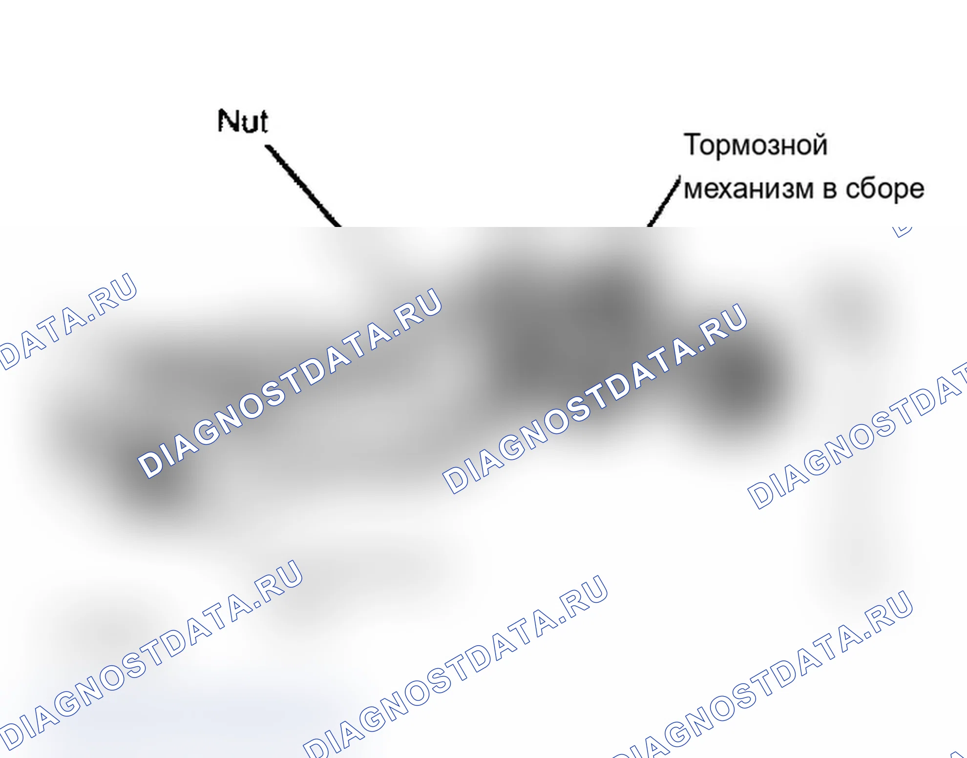 Рис. 2: Ступица и подшипник в сборе. Chevrolet Celebrity I