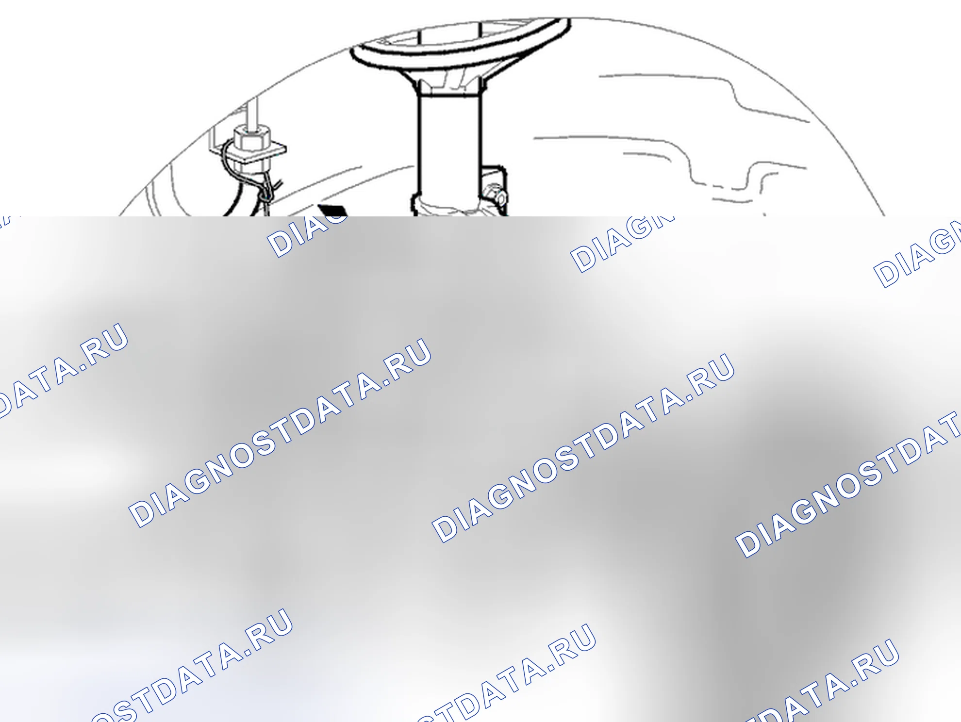 Рис. 8: Снять тормозной суппорт в сборе. Volvo S40 I рестайлинг