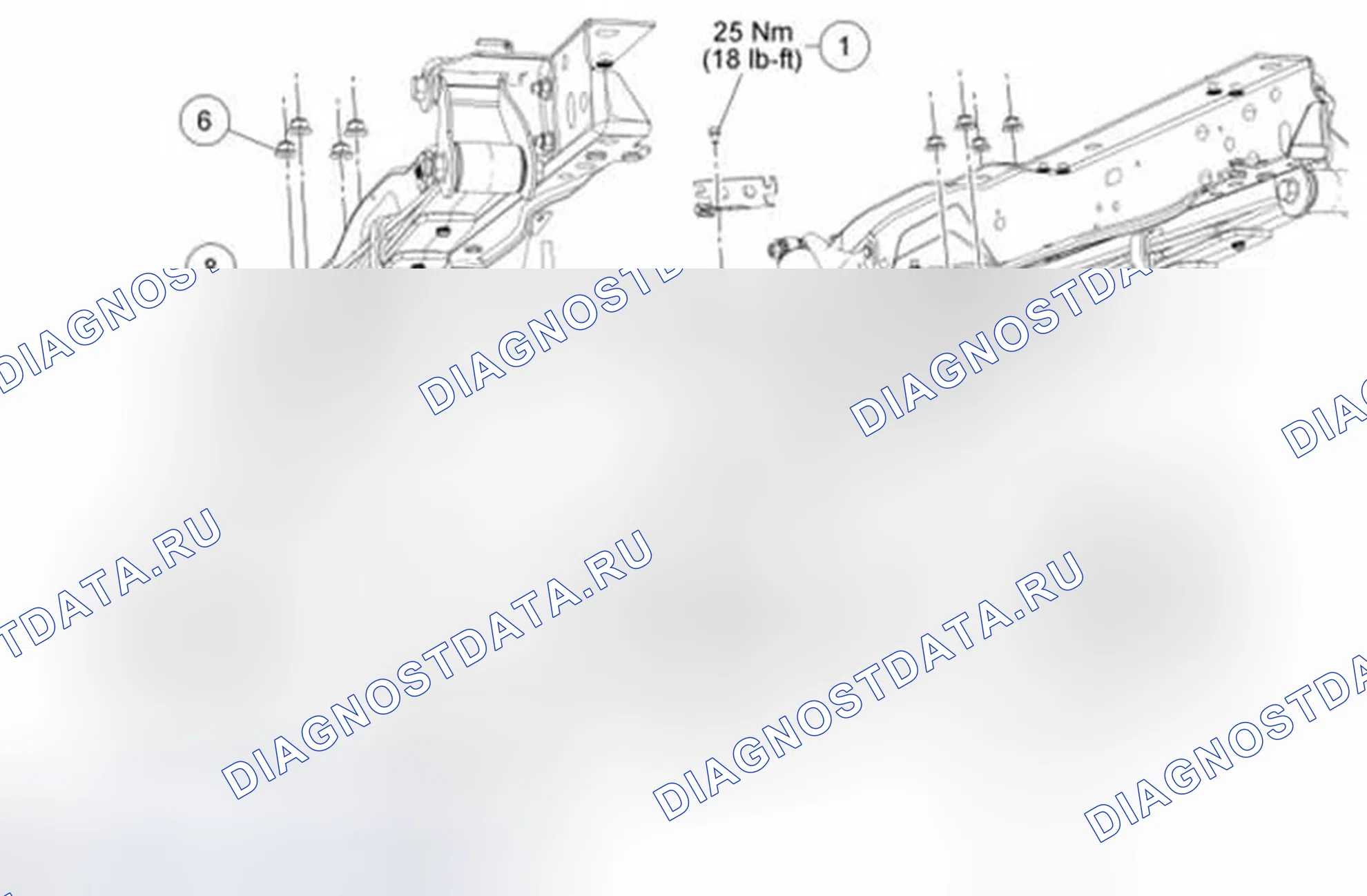 Рис. 154: Узел оси. Ford Ranger II рестайлинг