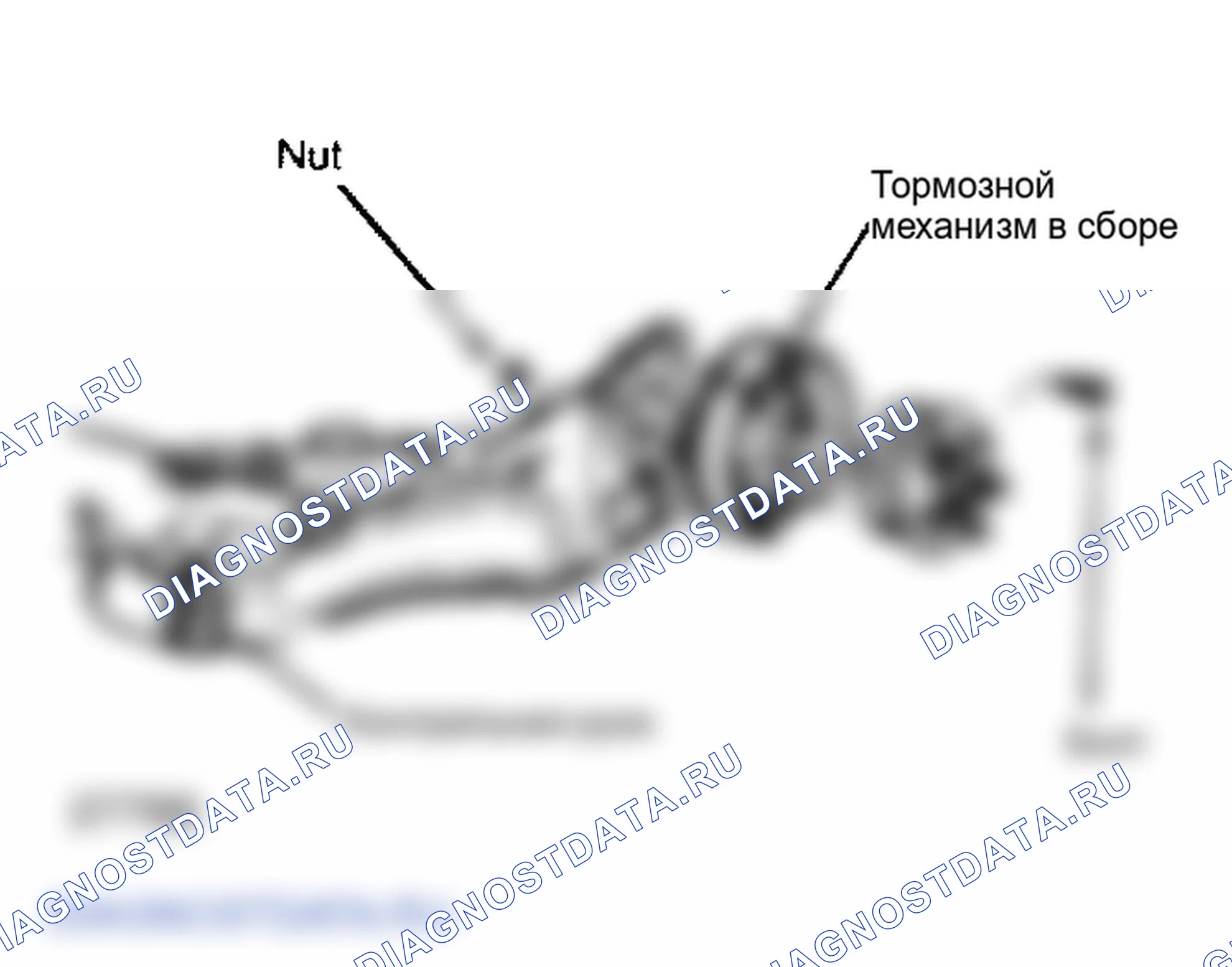 Рис. 6: Типовая ступица и подшипник в сборе. Oldsmobile Cutlass Ciera I