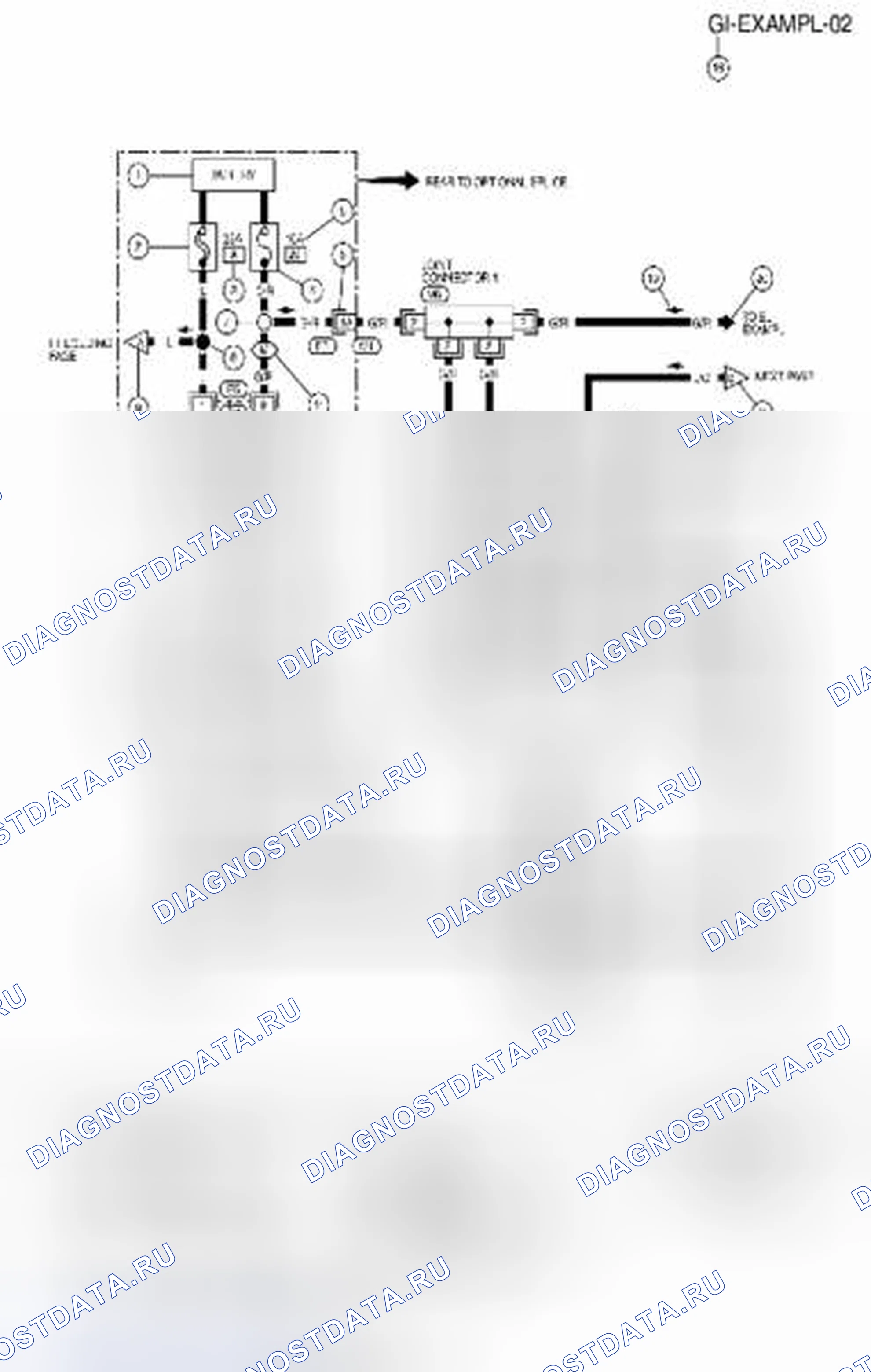 Рис. 37: ПРИМЕР ОБРАЗЦА / электросхемы. Suzuki Equator I