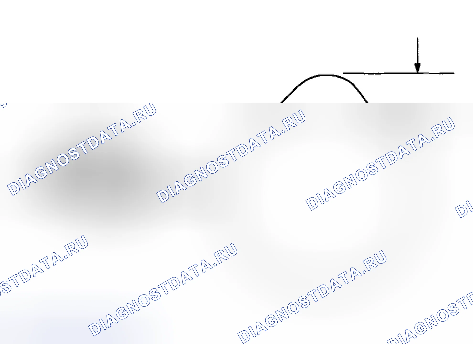 Рис. 578: КУЛАЧКОВЫЙ ВАЛ - ПОДЪЕМ ВЫСТУПА. Mazda Tribute I рестайлинг