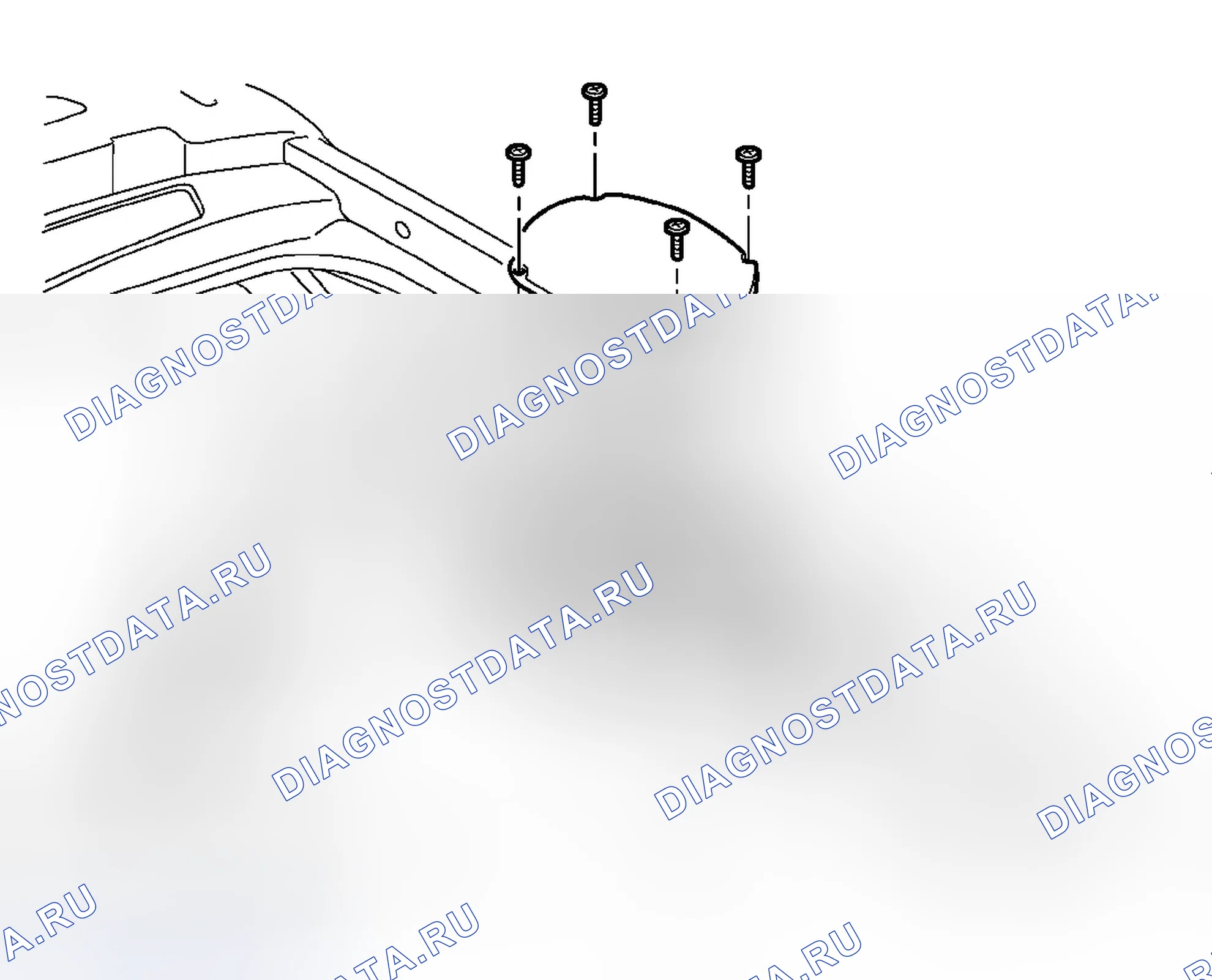 Рис. 31: ЗАДНИЙ ДИНАМИК - ВАГОН. Dodge Magnum I