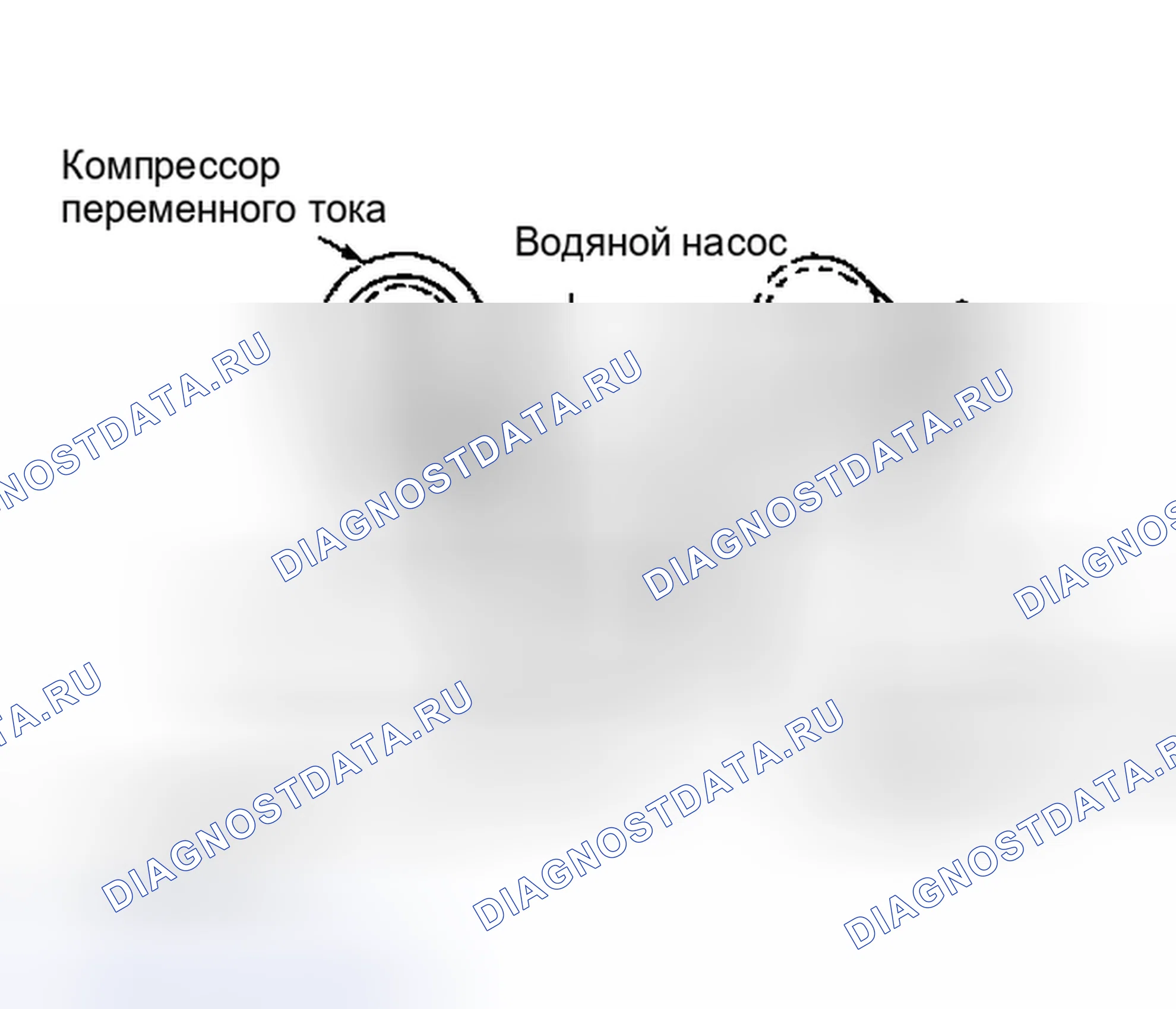 Рис. 14: РАЗВОДКА СЕРПАНТИННОГО РЕМНЯ (5.7L корвет). Buick Electra Park Avenue Ultra transition
