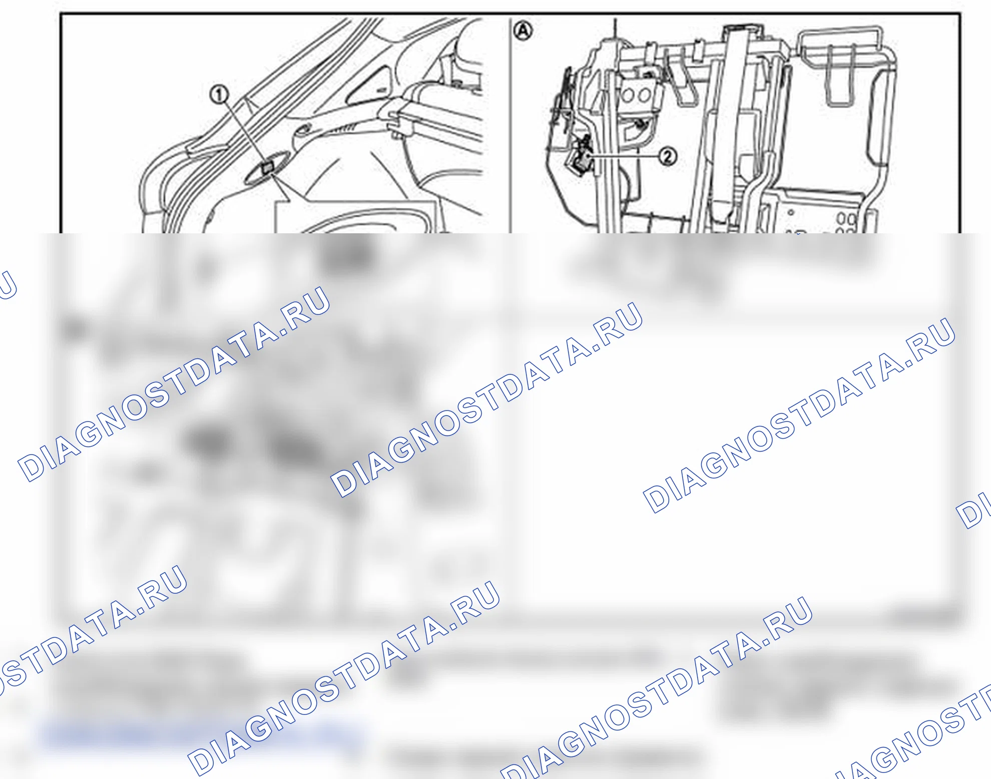 Рис. 80: Расположение компонентов. Infiniti EX35 I