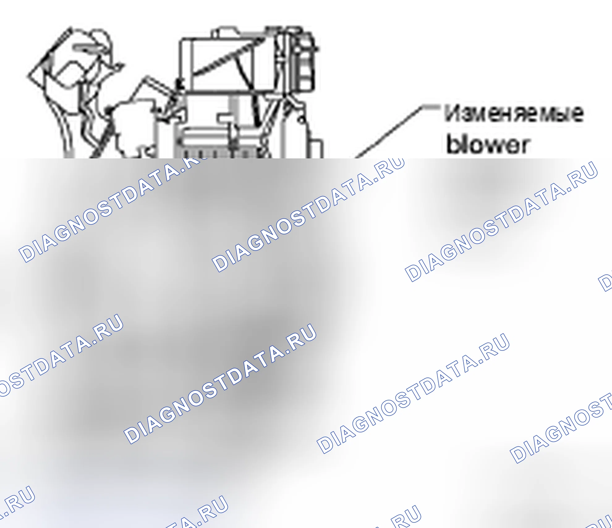 Рис. 258: Управление регулируемой воздуходувкой. Honda S660 I