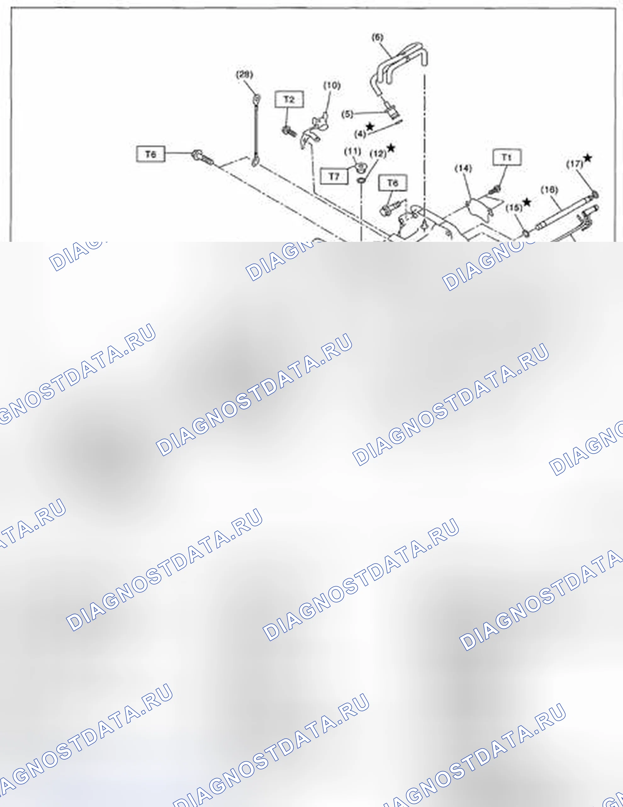 Рис. 556: УЗЕЛ ГИДРОТРАНСФОРМАТОРА И КОРПУС ПРЕОБРАЗОВАТЕЛЯ. Subaru Outback BR