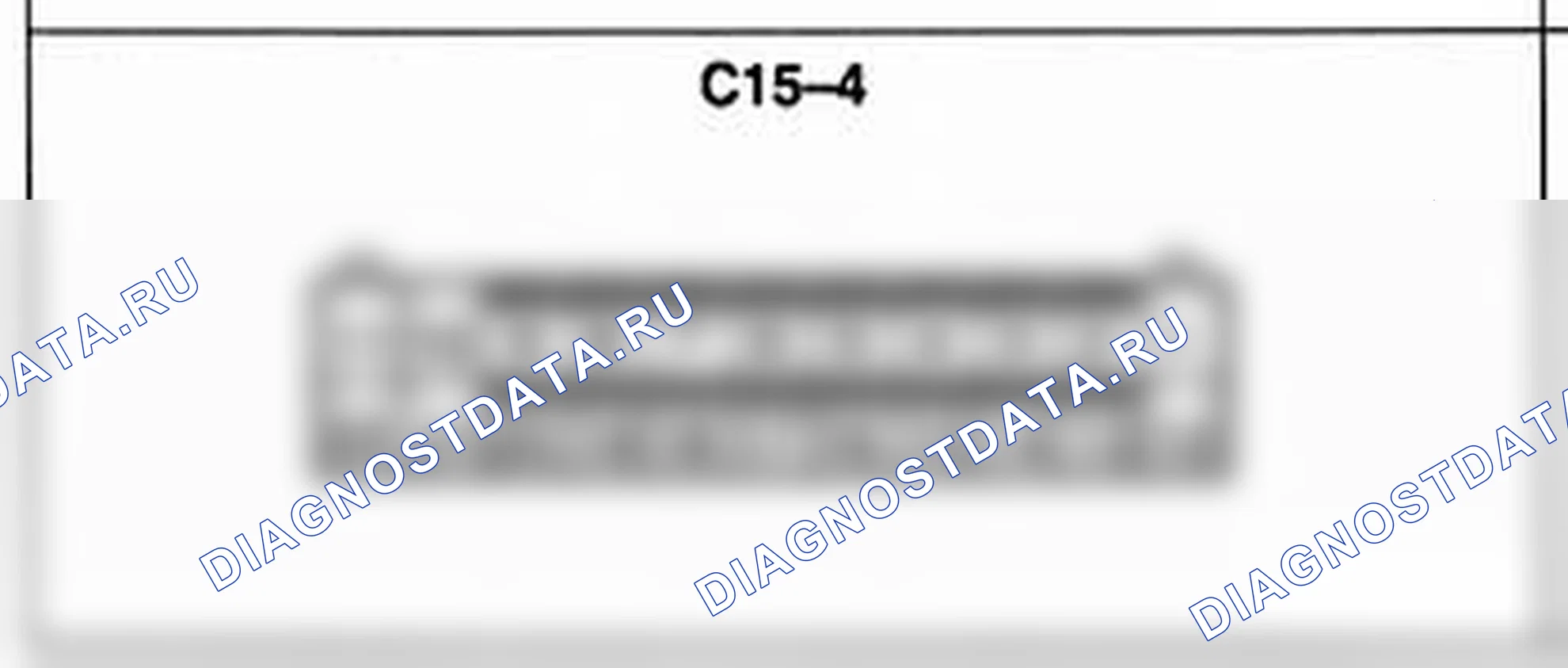 Распиновка разъёма C15-4 — жгута управления. Hyundai Accent LC
