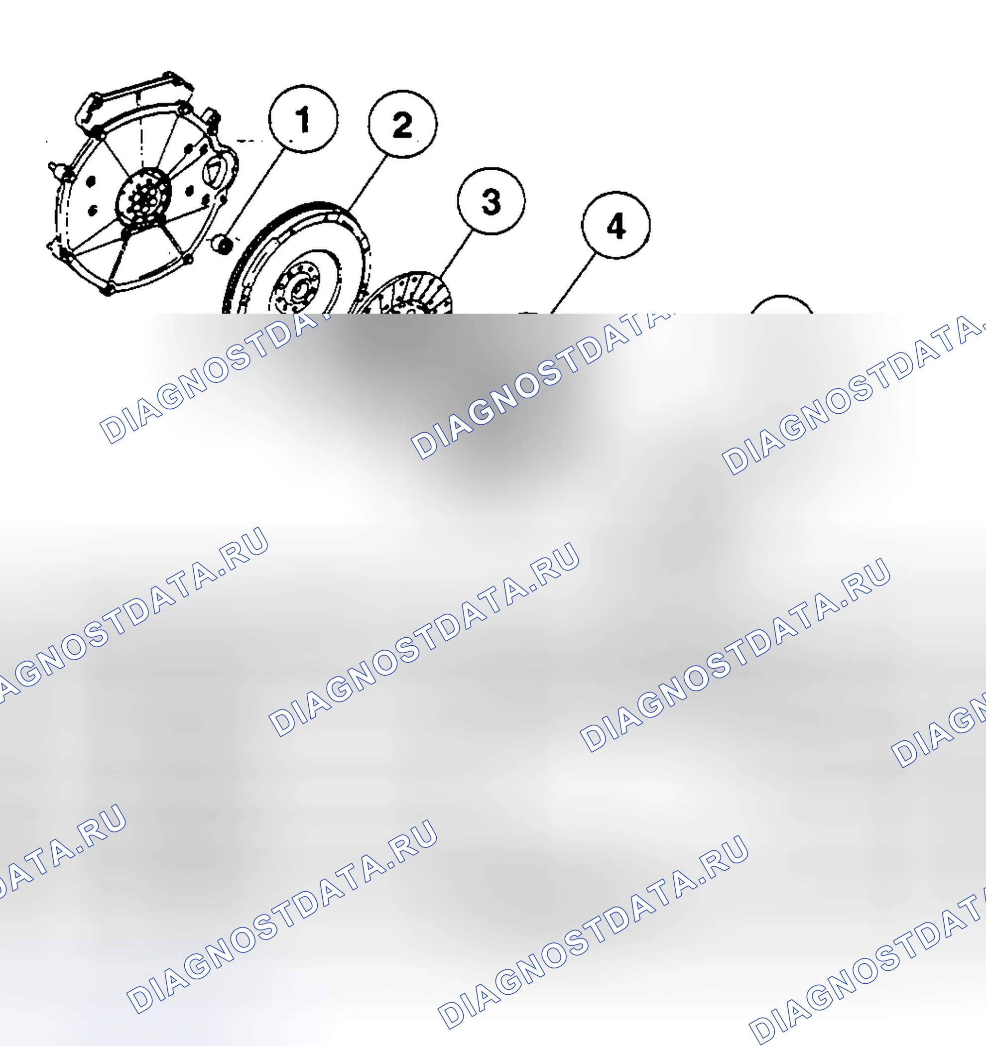 Рис. 2: 6.0л (F250 / F350) Двигатель. Ford Pickup F150 