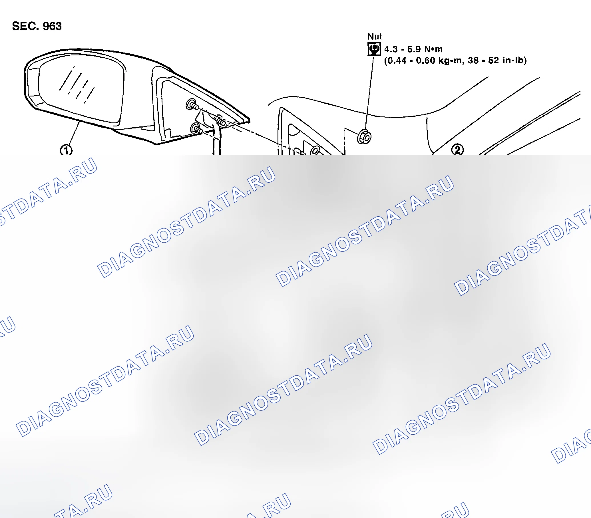 Рис. 36: Демонтаж и монтаж. Infiniti G35 III