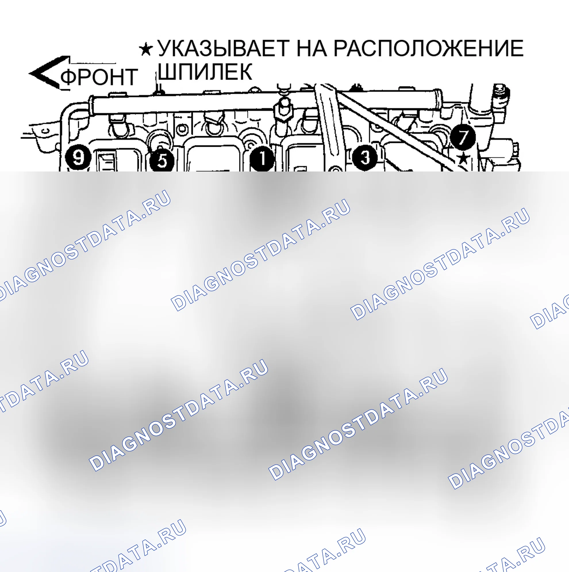 Рис. 209: ДЕМОНТАЖ. Dodge Durango II