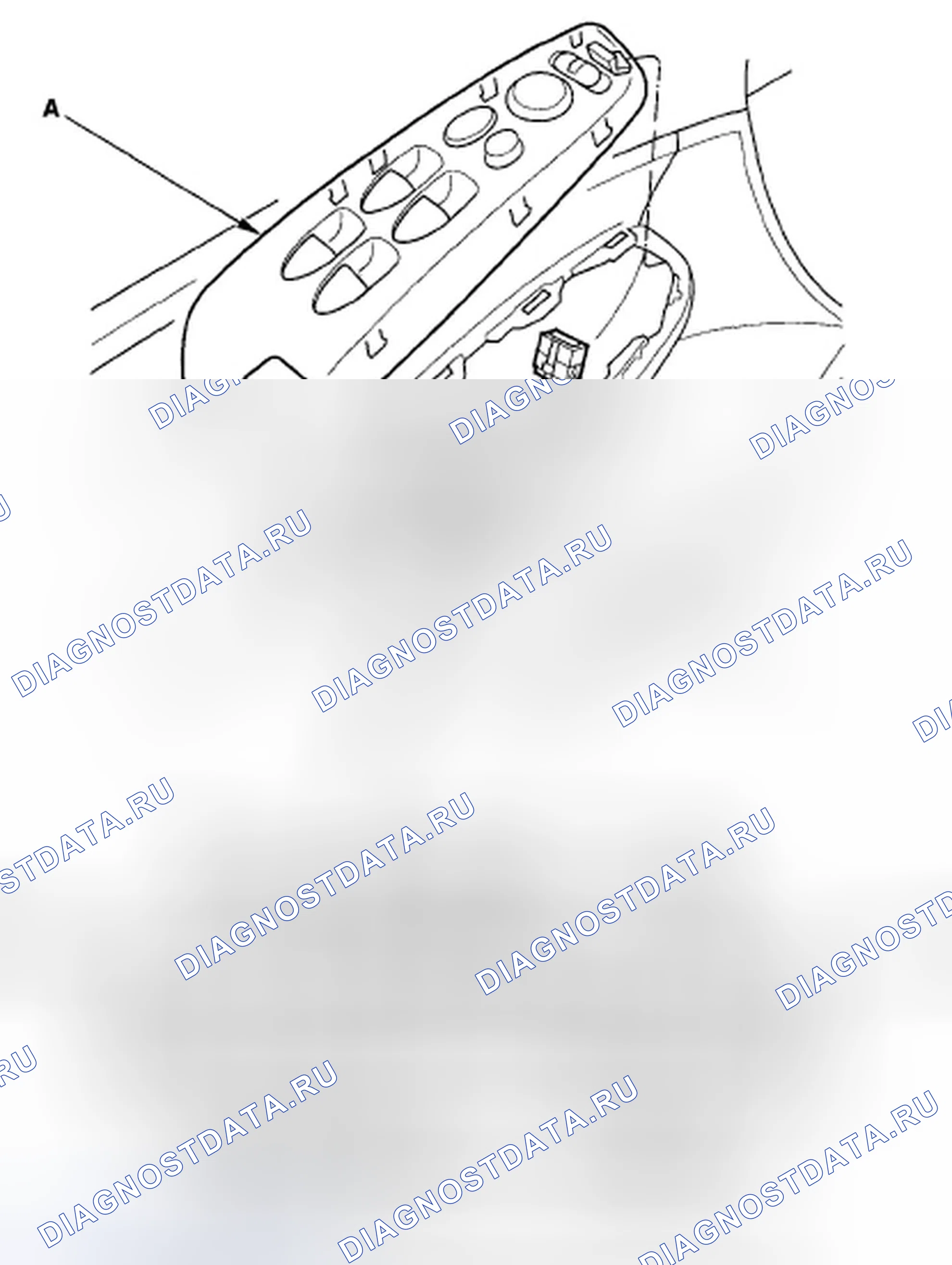Рис. 10: 4-дверный с функцией AUTO UP / AUTO DOWN. Honda Civic VIII рестайлинг