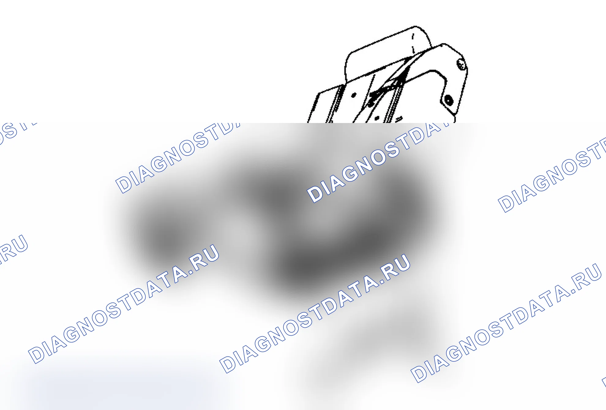 Рис. 84: Замена кабеля защелки задней подушки заднего сиденья номер 2. Chevrolet Tahoe III