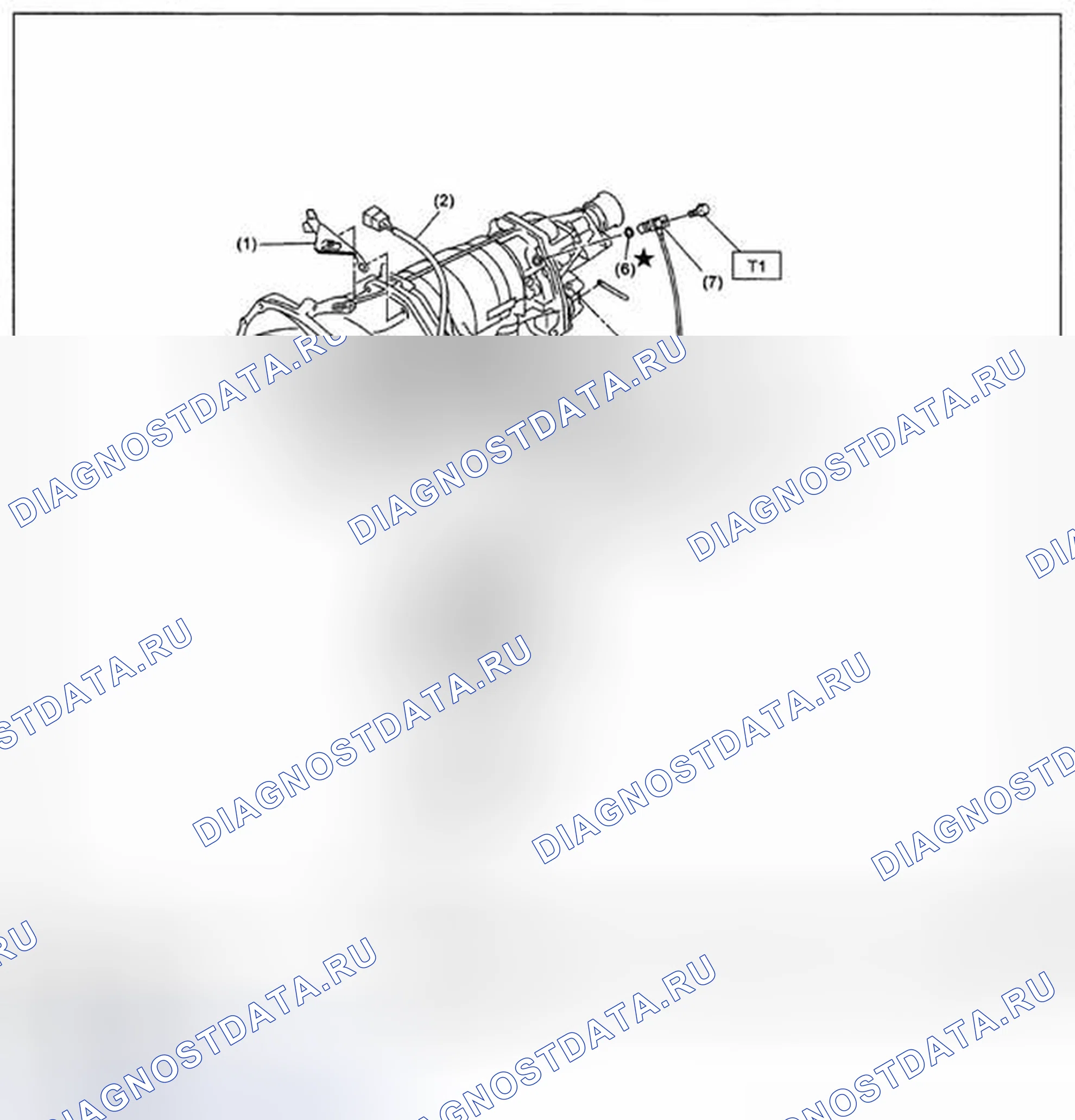 Рис. 339: РАЗВОДКА РЕГУЛИРУЮЩИХ КЛАПАНОВ И КАБЕЛЕЙ. Subaru Impreza GH